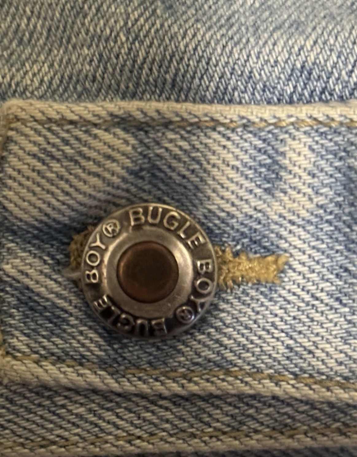 Bugle Boy Vintage Bugle Boy Light Wash Denim Trucker Jacket XL 90s Size US XL / EU 56 / 4 - 8 Thumbnail