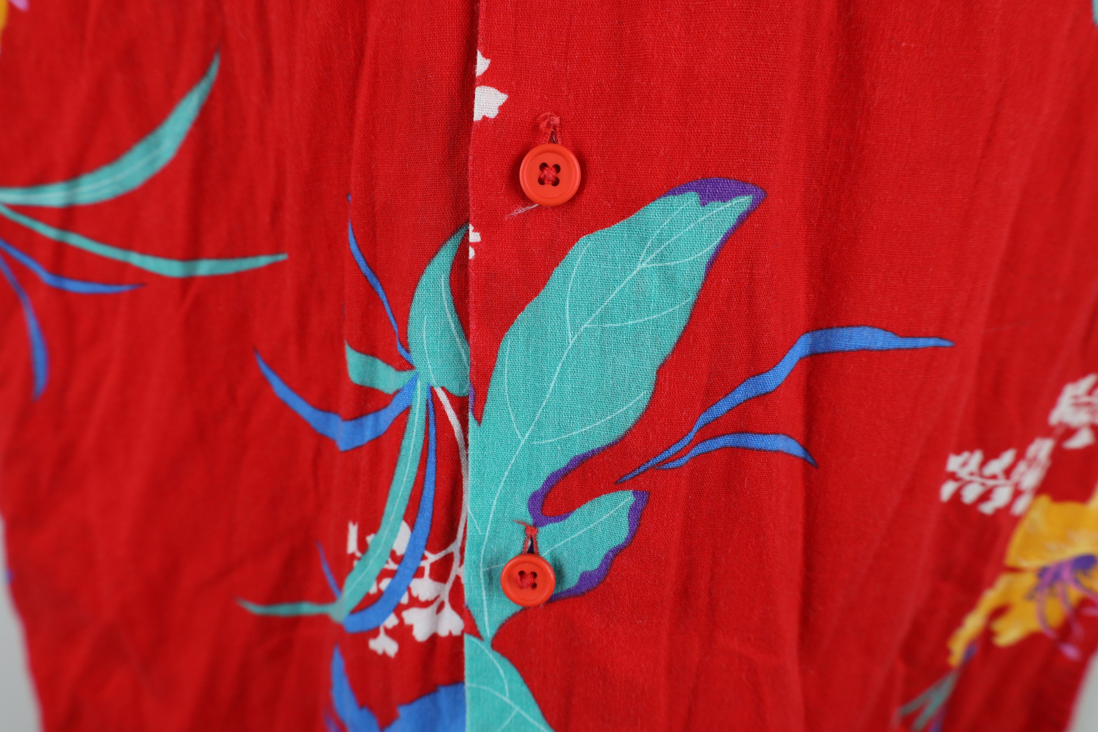 Vintage Vintage 70s Streetwear Flower Hawaiian Button Shirt USA Size US M / EU 48-50 / 2 - 4 Thumbnail