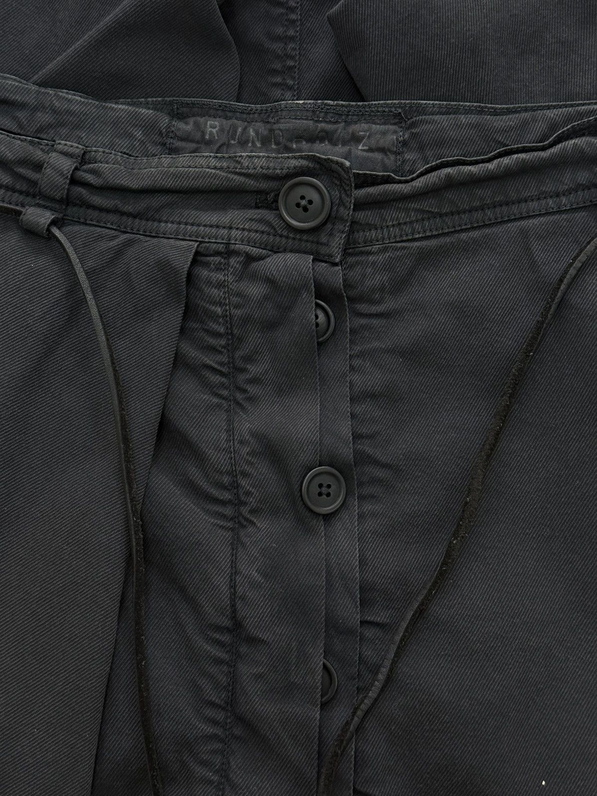 Rundholz Avant Garde Rundholz Rick Owens Style Drop Crotch Pants Size US 34 / EU 50 - 10 Thumbnail