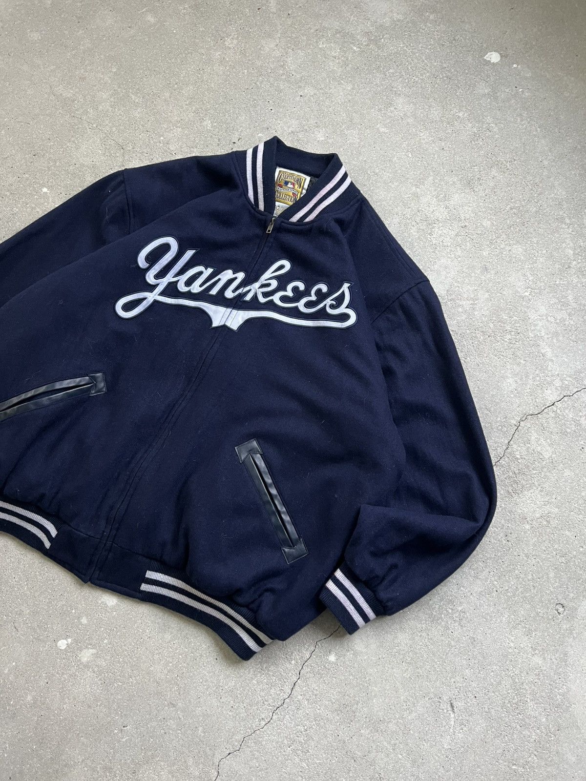 Cooperstown Collection Vintage Yankees wool bomber jacket Cooperstown collection Size US XXL / EU 58 / 5 - 3 Thumbnail