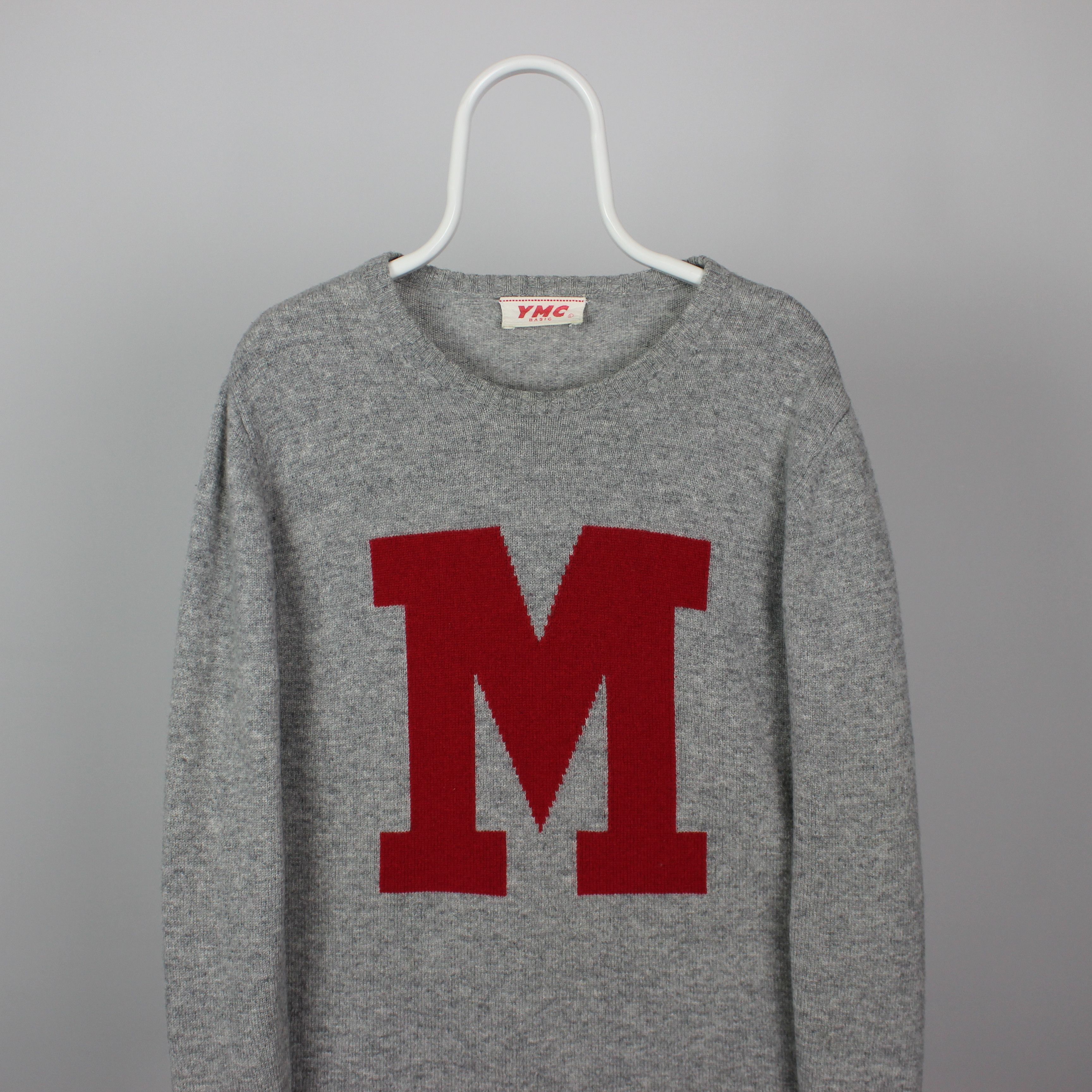YMC YMC sweater centr logo wool men L gray Size US L / EU 52-54 / 3 - 2 Thumbnail