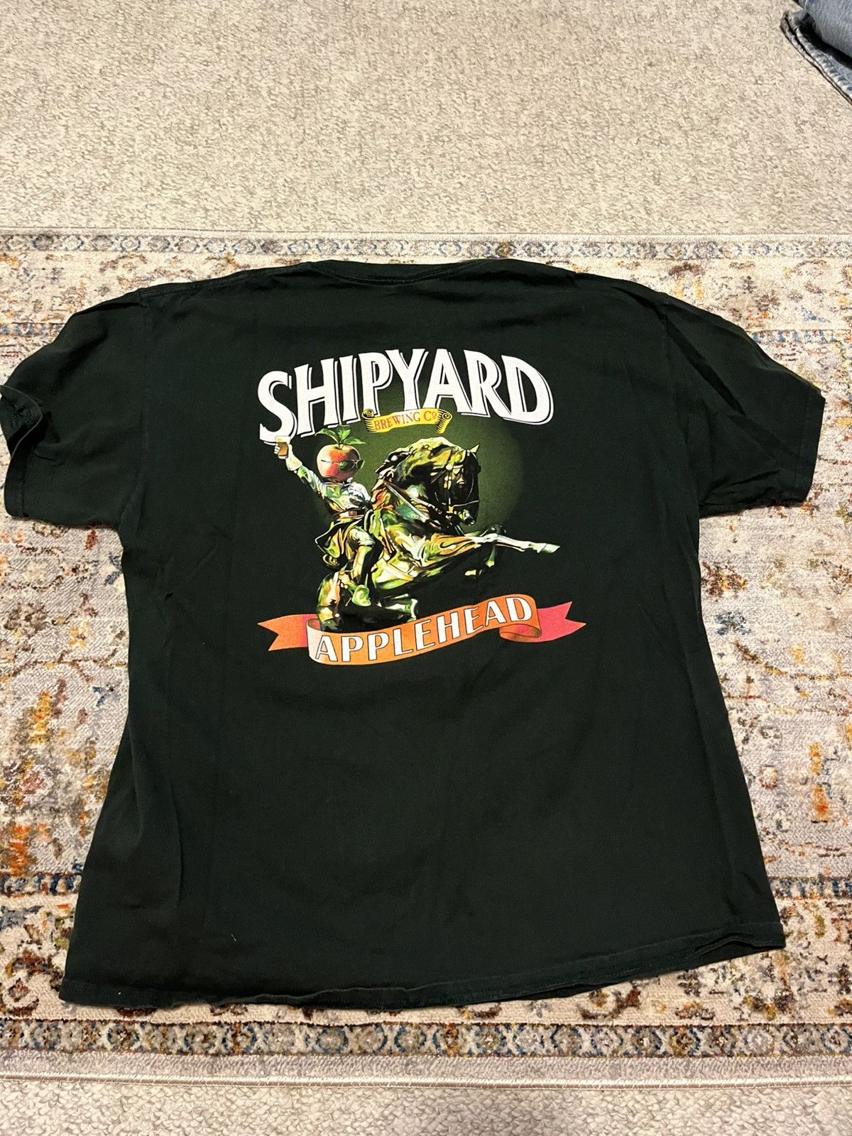 Vintage Shipyard Brewing Applehead Tee Size US XL / EU 56 / 4 - 1 Thumbnail