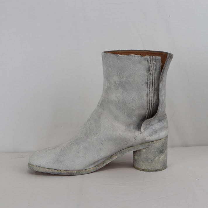 Maison Margiela o1rshd1 Flat Tabi Boots in Dirty Grey Size US 12 / EU 45 - 8 Thumbnail