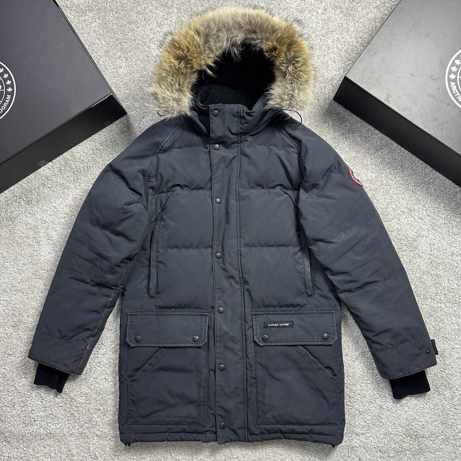Canada Goose Emory Fur Navy - Size L - RRP £1375