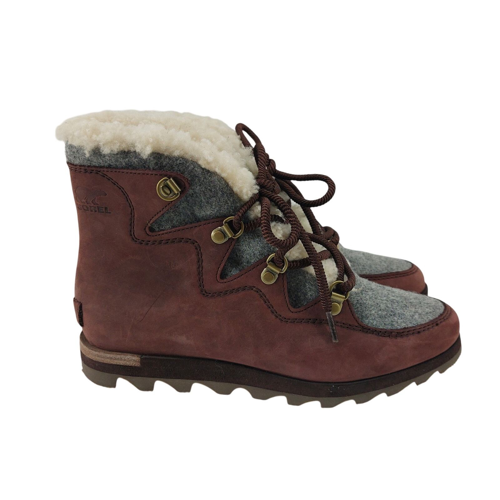 Sorel Womens Sneakchic Alpine Waterproof Booties Boots Sz 8M