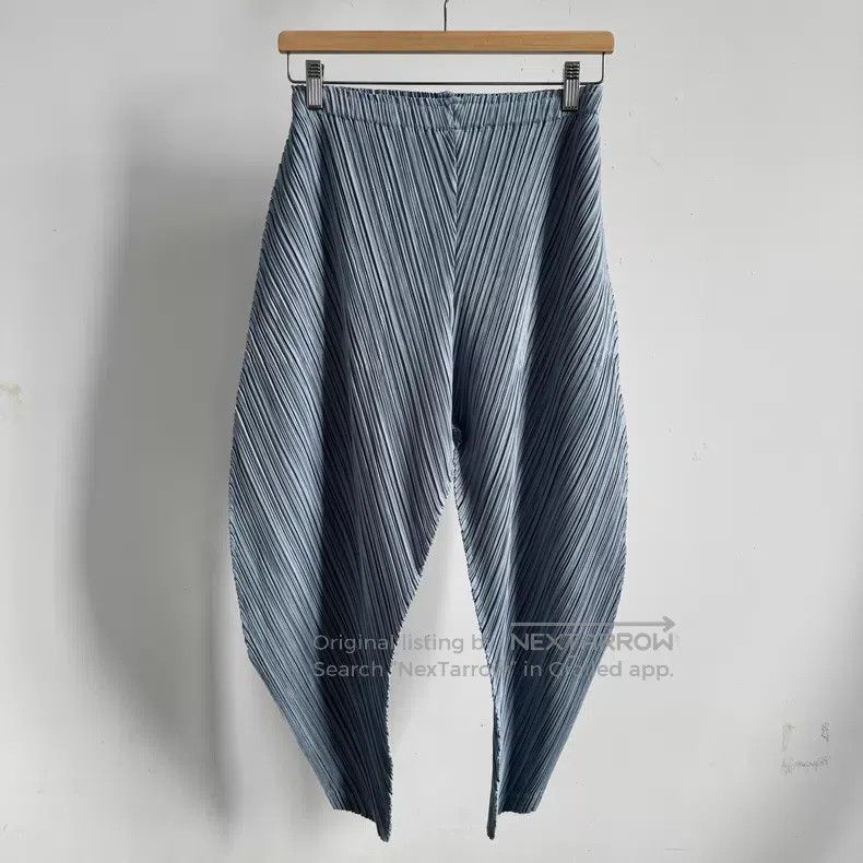 Issey Miyake Issey Miyake Blue Pants Size 26" / US 2 / IT 38 - 1 Thumbnail