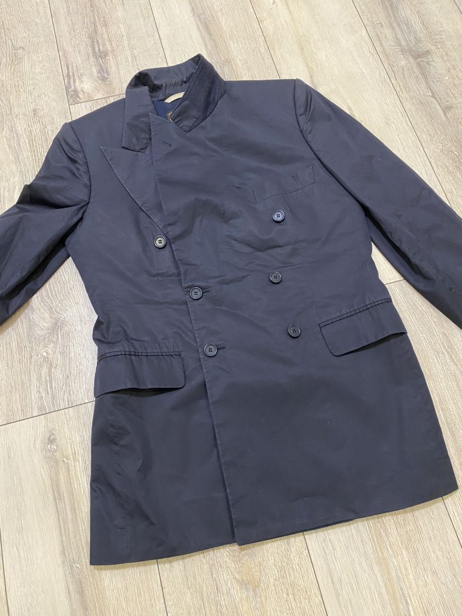 Loro Piana Loro Piana Double Breasted Men Blazer Coat Size 46R - 8 Thumbnail