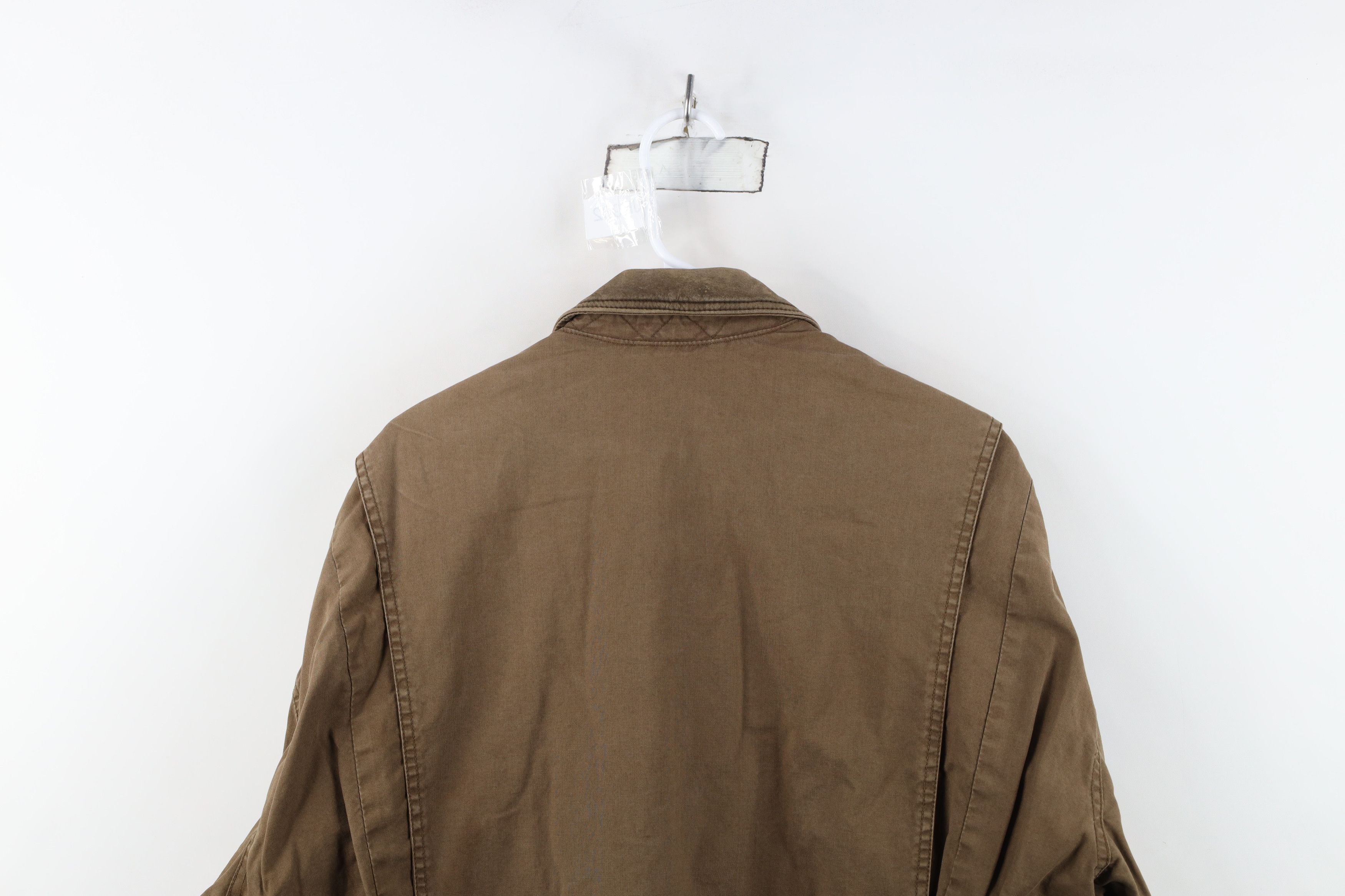 Banana Republic Vintage 90s Banana Republic Leather Collar Chore Jacket Size US S / EU 44-46 / 1 - 16 Thumbnail