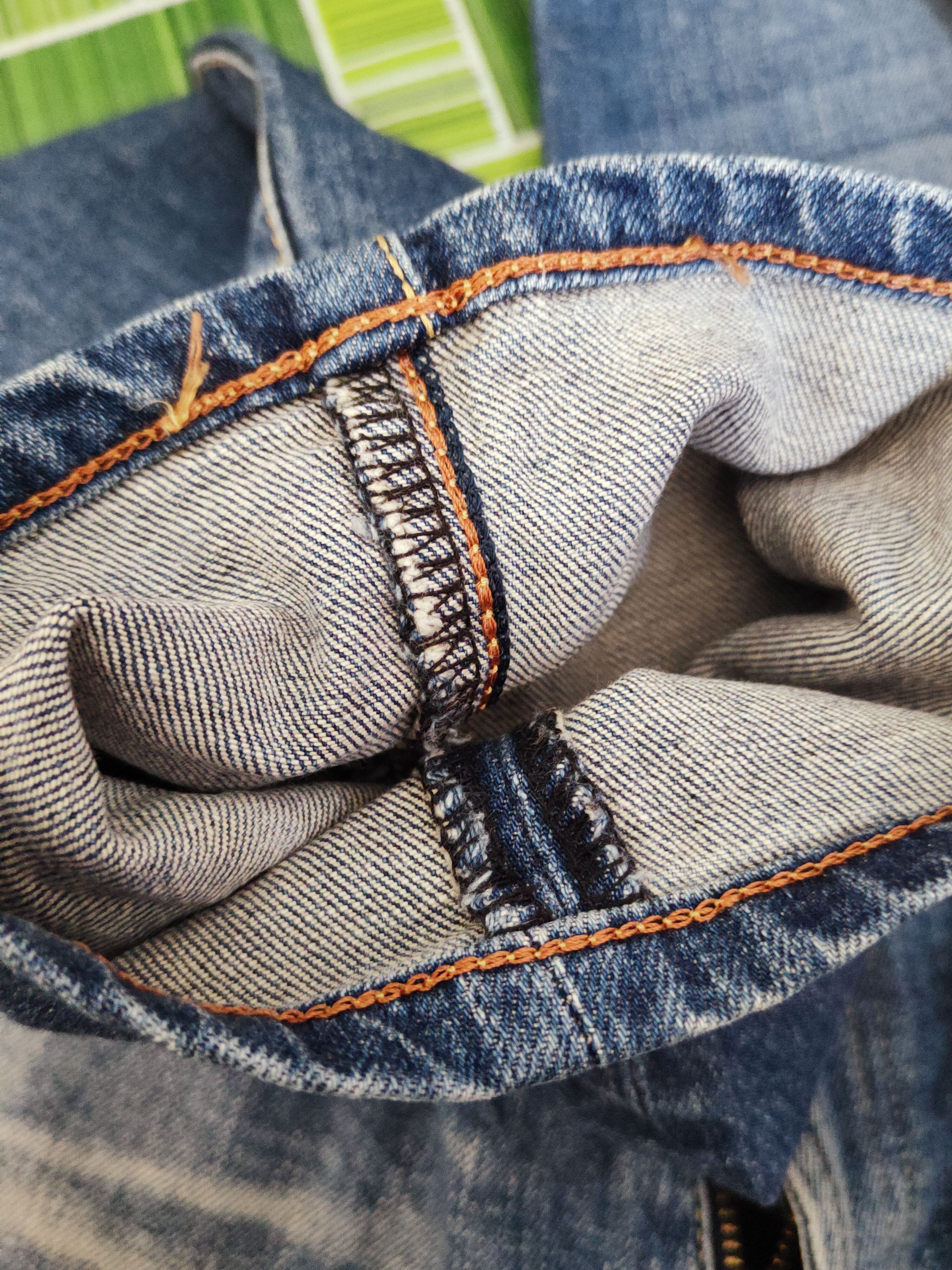 Edwin Edwin Blue Distressed Ripped Jeans #S2680 Size US 31 - 14 Thumbnail
