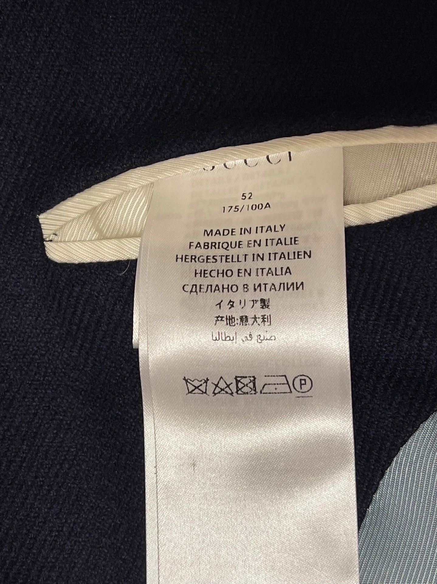 Gucci Gucci Runway OS 100% Cashmere Blue Men's 52 Size US L / EU 52-54 / 3 - 6 Thumbnail
