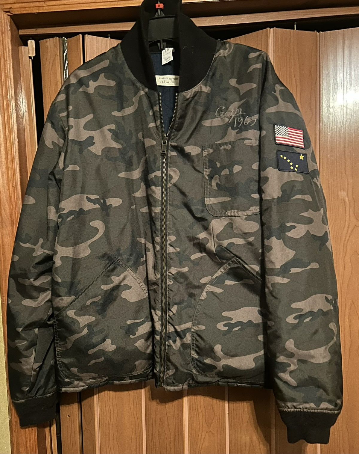 Gap Gap Limited Edition Reversible Camo Bomber Jacket Size US L / EU 52-54 / 3 - 1 Thumbnail