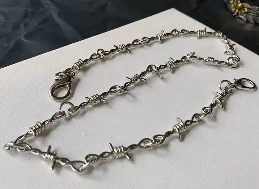 Vintage Vintage Barbed Wire Wallet Chain 22" Size ONE SIZE - 2 Thumbnail