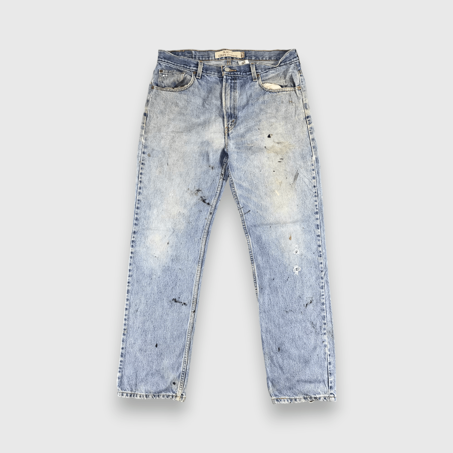 Levi's Vintage Levis 516 Jeans Dirty Wash Denim -J492 Size US 37 - 1 Thumbnail