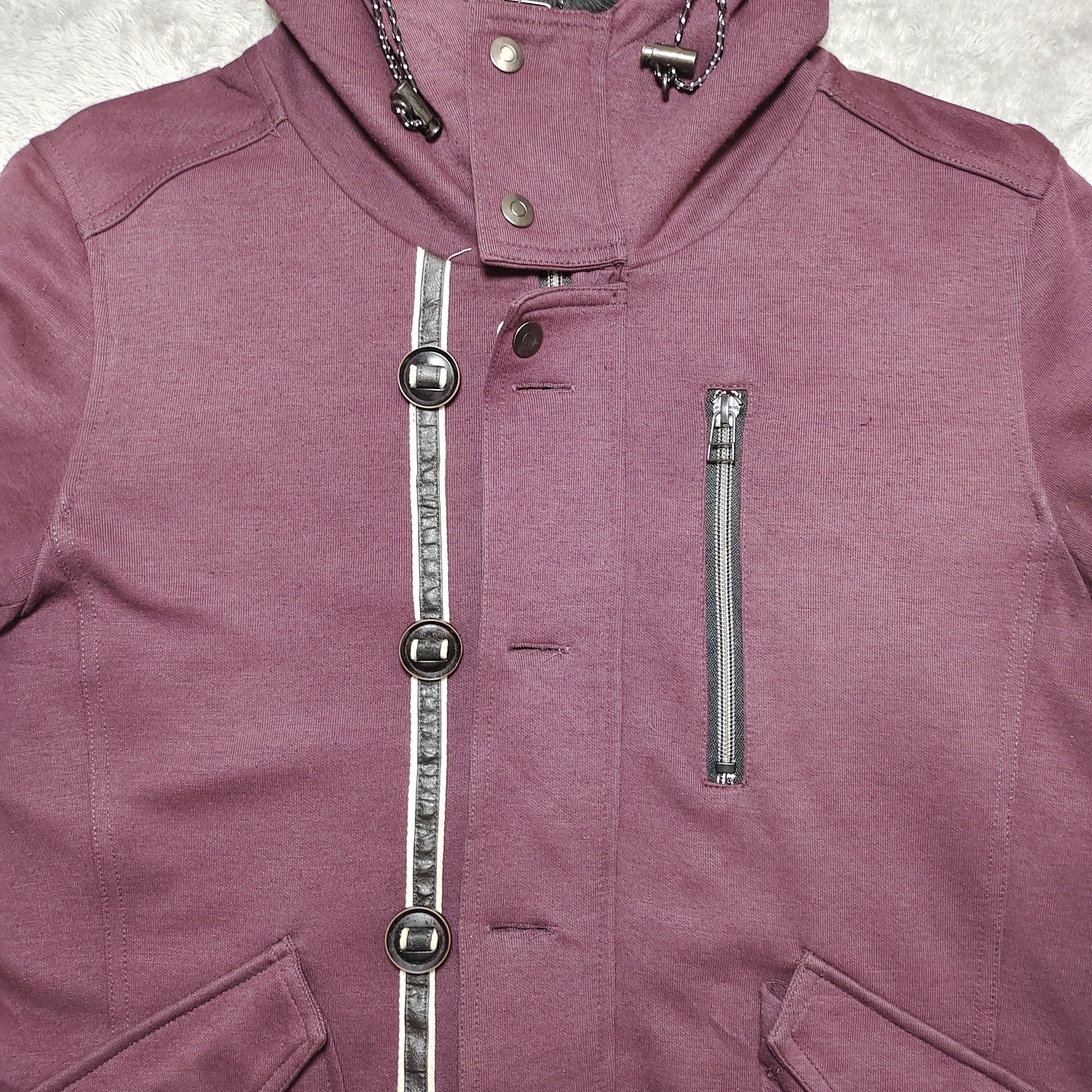 Japanese Brand 2000s PLUS ONE AMAZING ZIP UP HOODED JACKET JAPANESE Size US M / EU 48-50 / 2 - 4 Thumbnail
