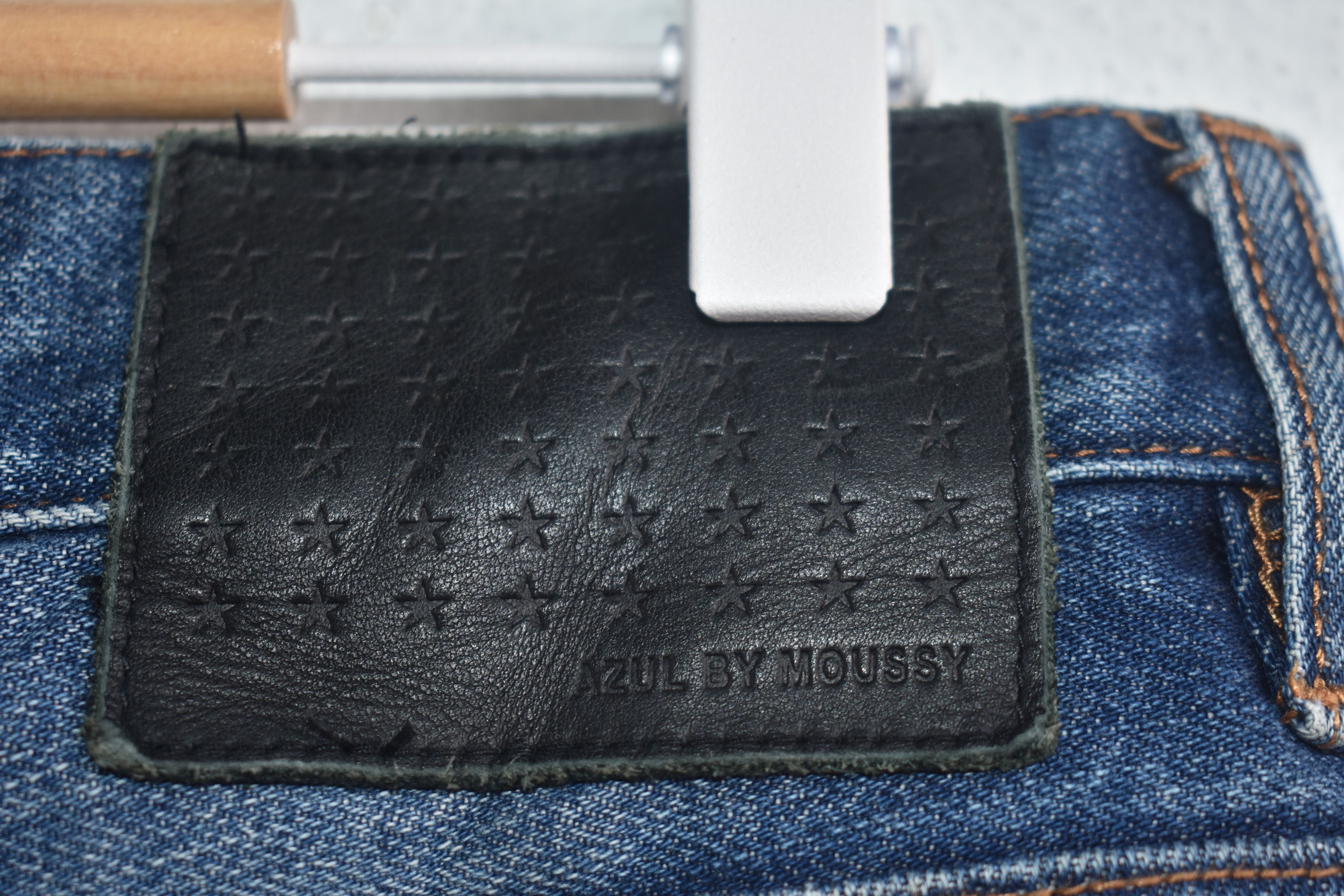 Japanese Brand × Vintage Azul by Moussy Japanese Patchwork Jeans W31 Size US 31 - 7 Thumbnail