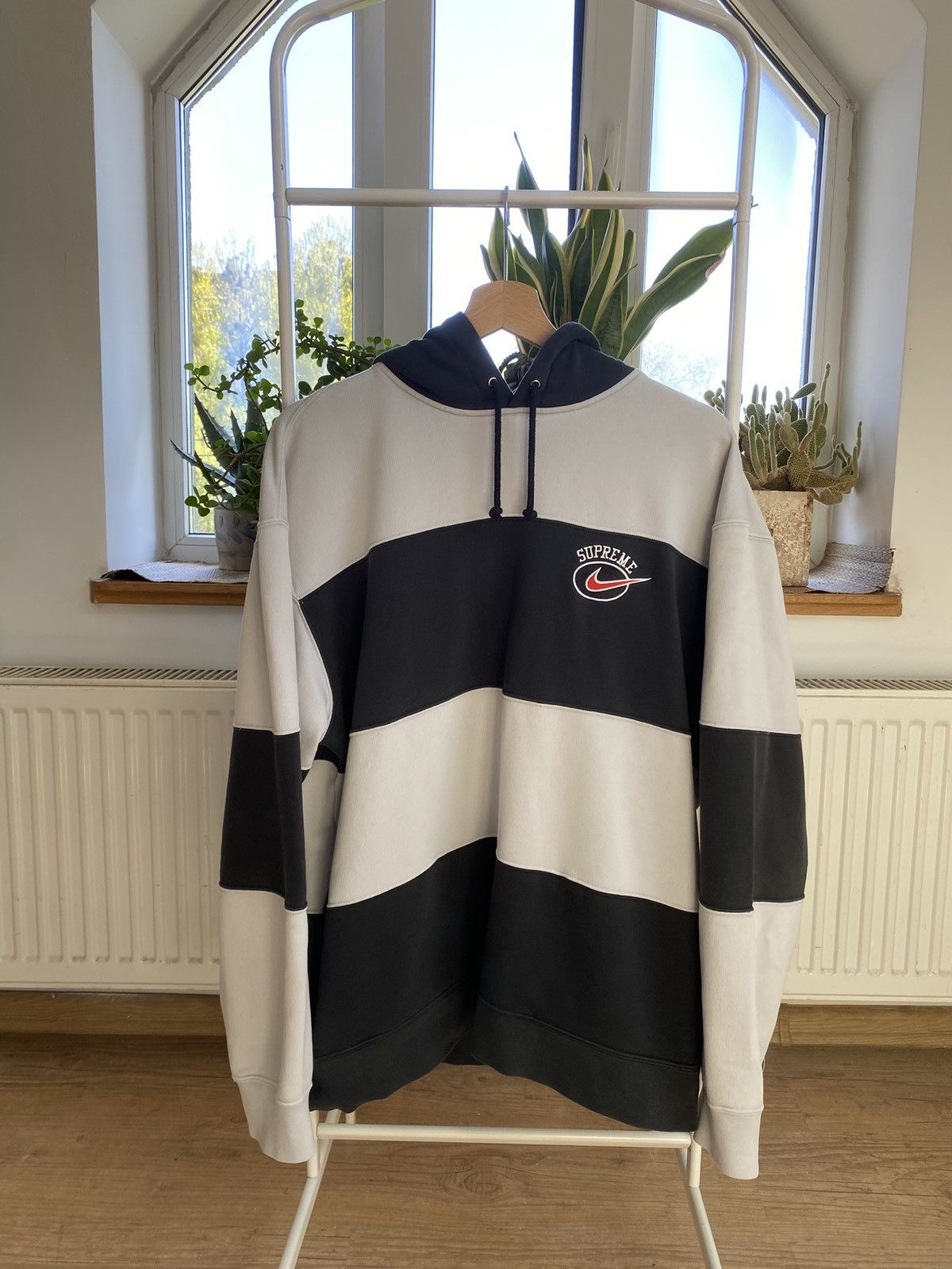 Nike Supreme Stripe Hoodie | Grailed
