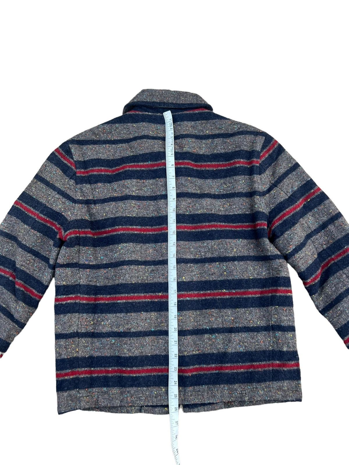 Vintage The Crimie Japan Border Striped Wool Flannel Jacket Size US M / EU 48-50 / 2 - 5 Thumbnail