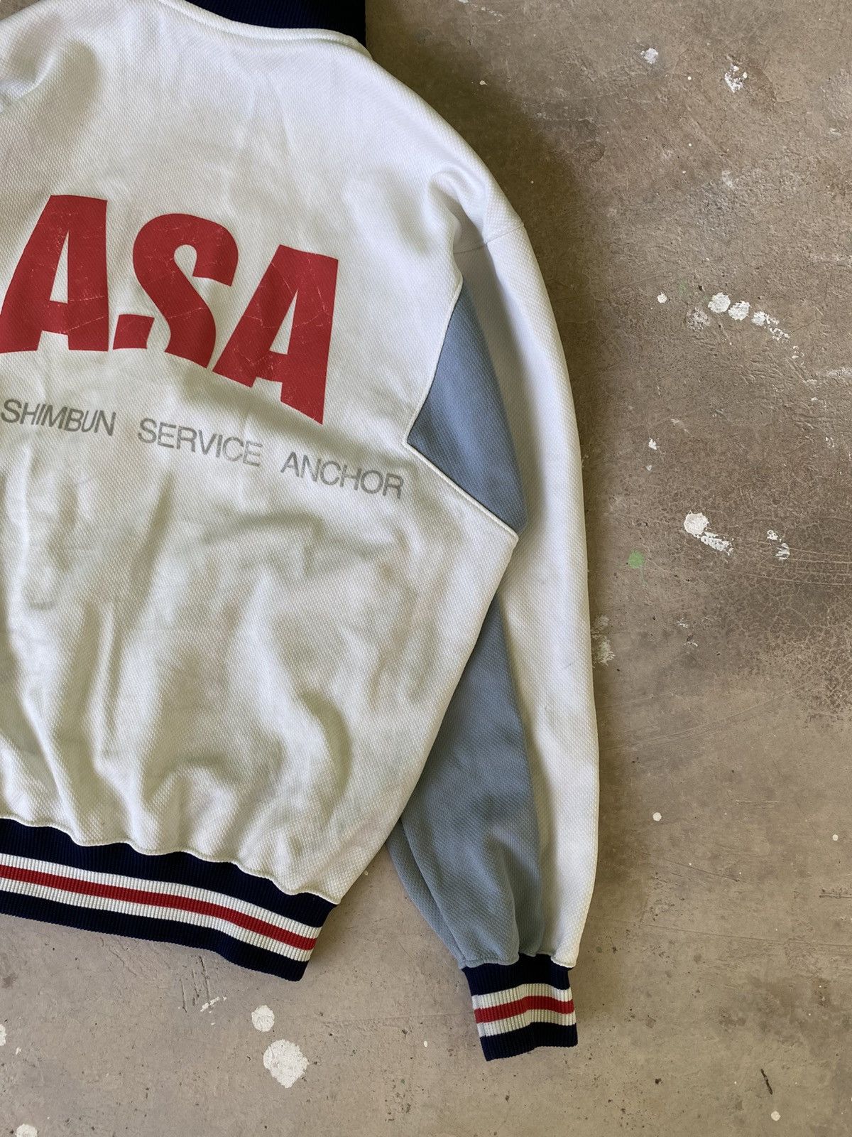 Vintage Vintage ASA Asahi Shimbun Track Jacket Japan Size US M / EU 48-50 / 2 - 13 Thumbnail