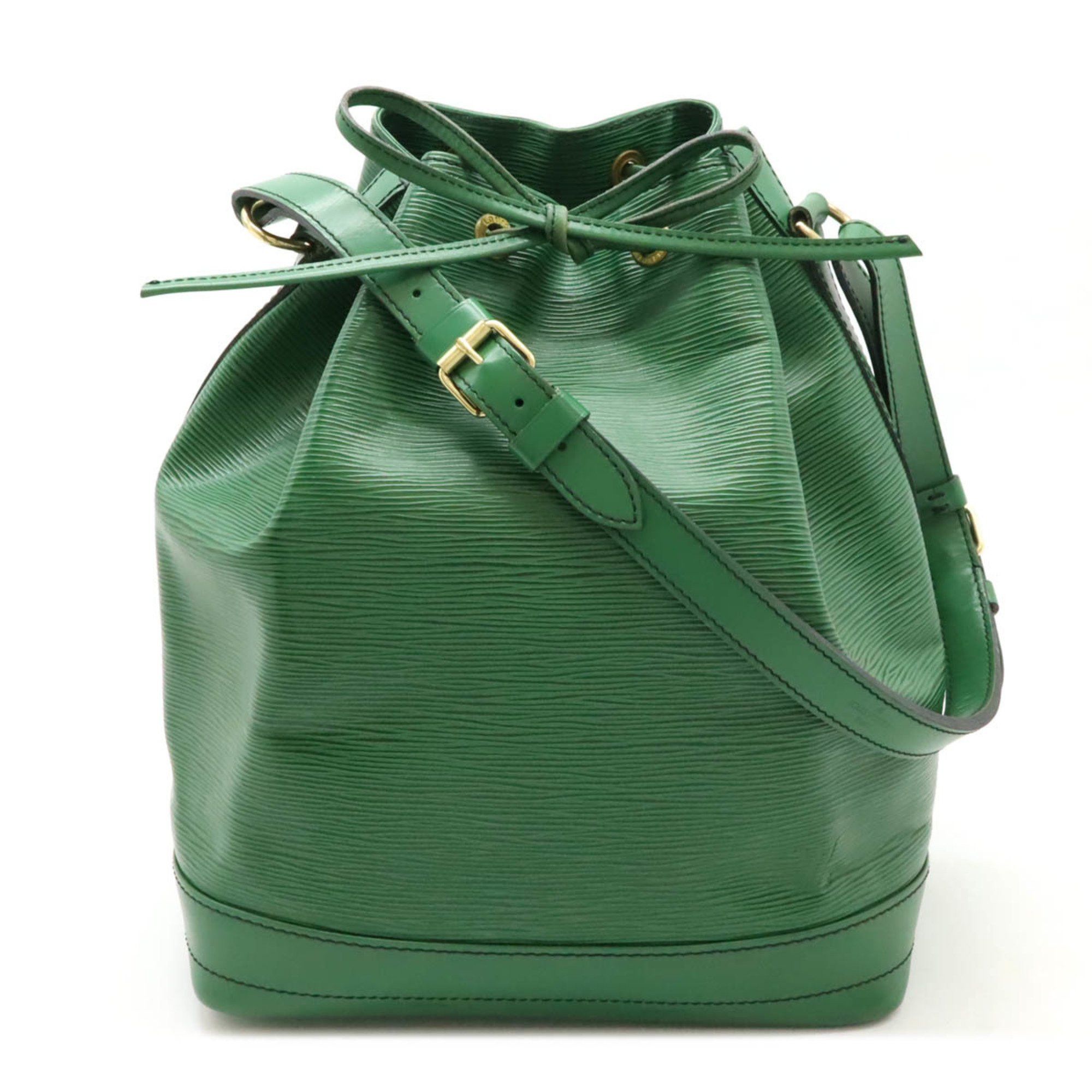 Louis Vuitton Epi Noe Shoulder Bag Leather Green Borneo M44004, Women's