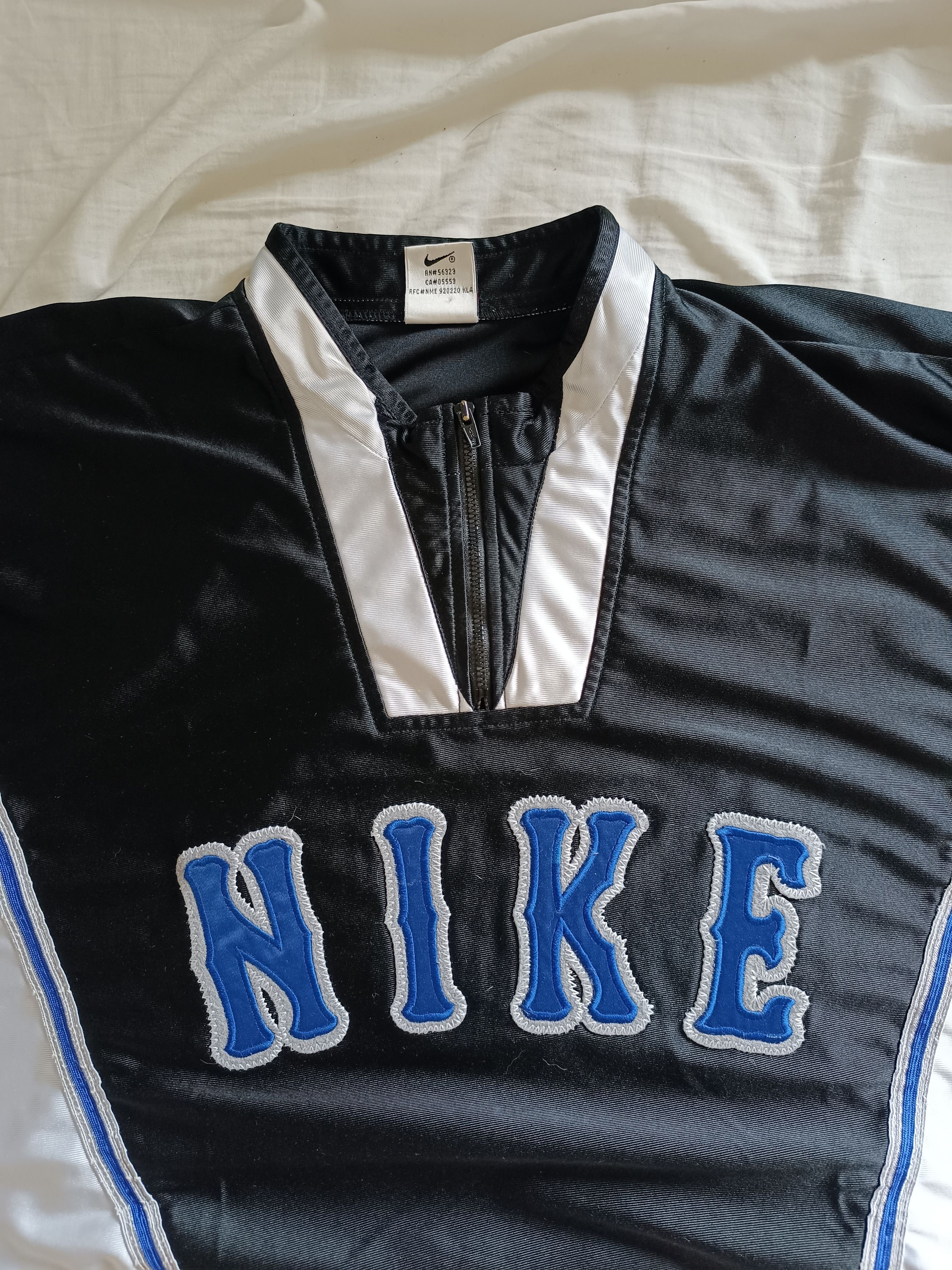 Nike × Vintage Rare Nike Jersey T-Shirt / pacht big logo / 90s / vintage / Size US L / EU 52-54 / 3 - 4 Thumbnail