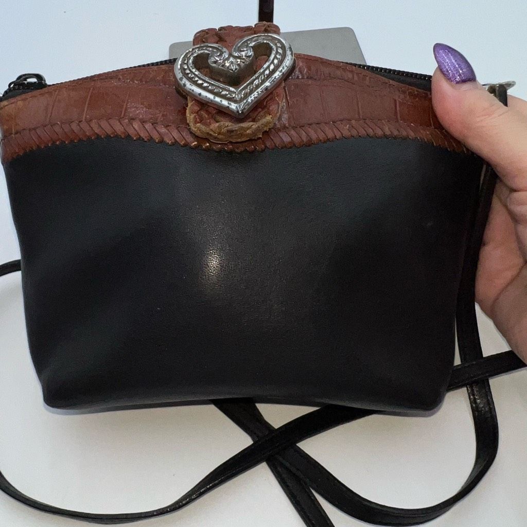 Brighton Brighton Vintage Crossbody Bag with Braided Leather (see pics and description ) Size ONE SIZE - 6 Thumbnail
