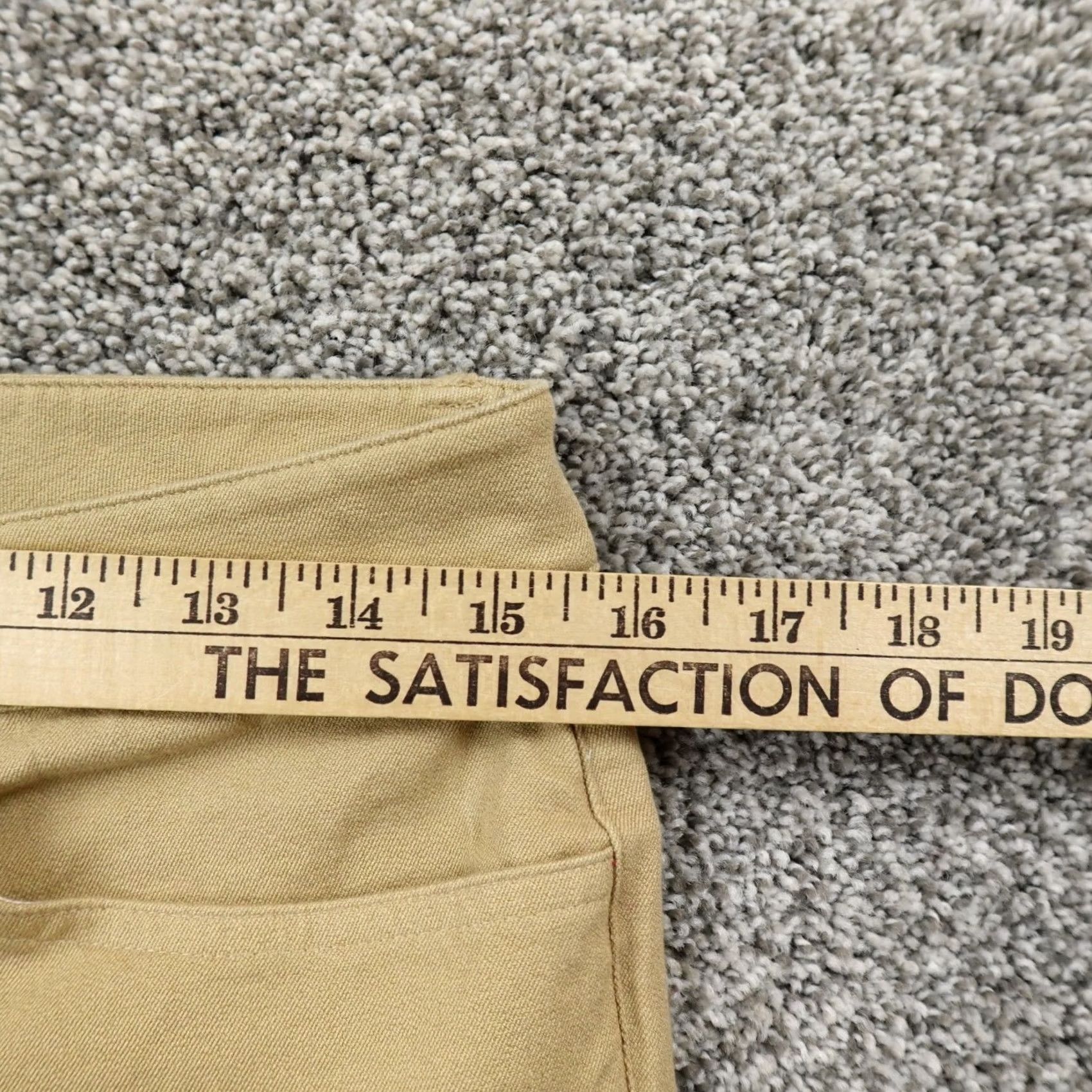 Ralph Lauren Ralph Lauren Pants Womens 6 Beige Chino Trousers Low Rise Stretch Preppy Size 28" / US 6 / IT 42 - 5 Thumbnail