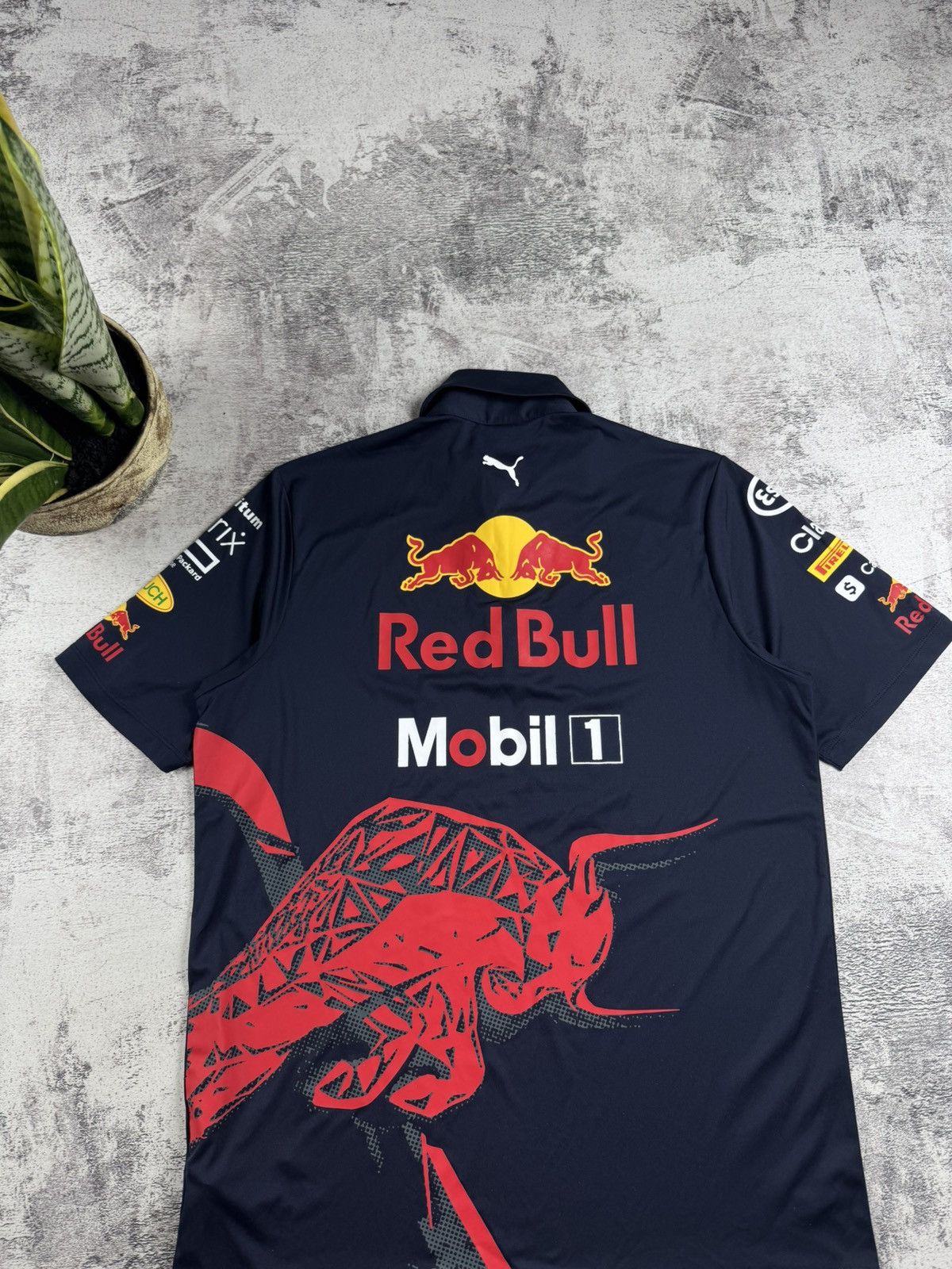 Red Bull Red Bull Puma Medium Blue 2021 Moto Racing Formula 1 T Shirt Men’s Tee Jersey Size US M / EU 48-50 / 2 - 12 Thumbnail