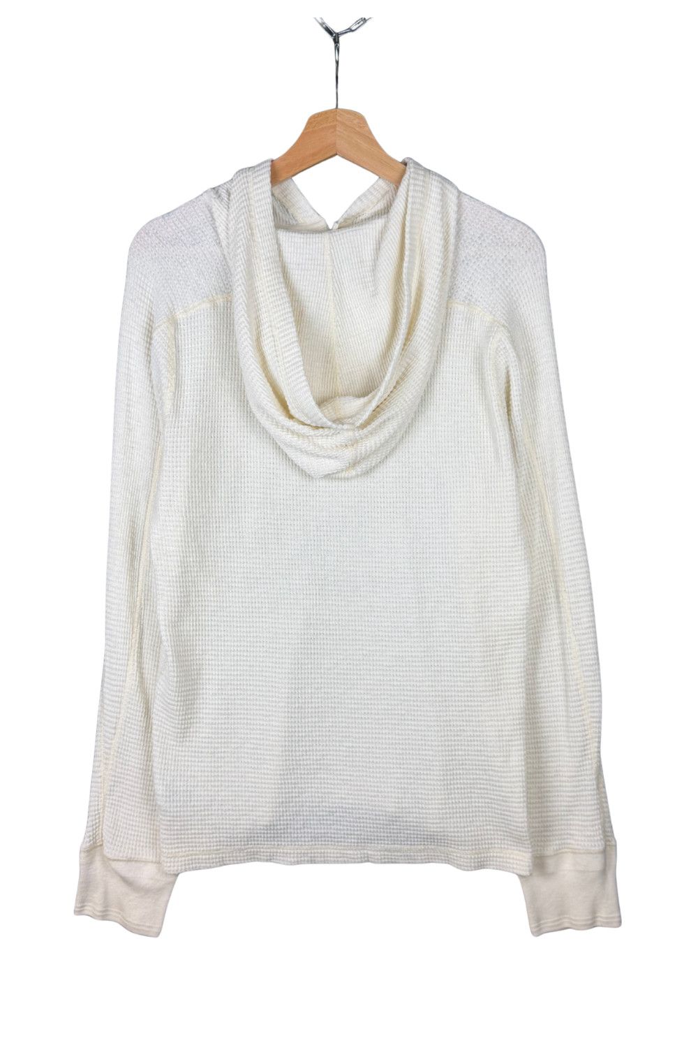 RRL Ralph Lauren RRL FW13 / Double RL Waffle-Knit Hooded Henley (Ecru) - XS Size US XS / EU 42 / 0 - 2 Thumbnail