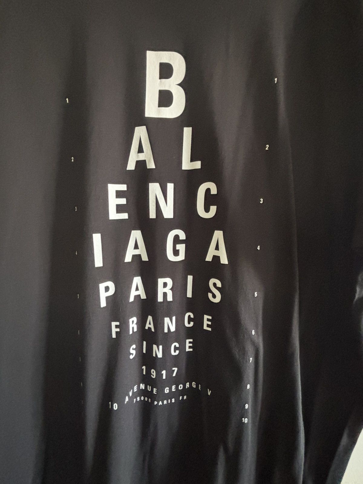 Balenciaga BALENCIAGA OPTICAL GRAPHIC T-SHIRT Size US XL / EU 56 / 4 - 2 Thumbnail