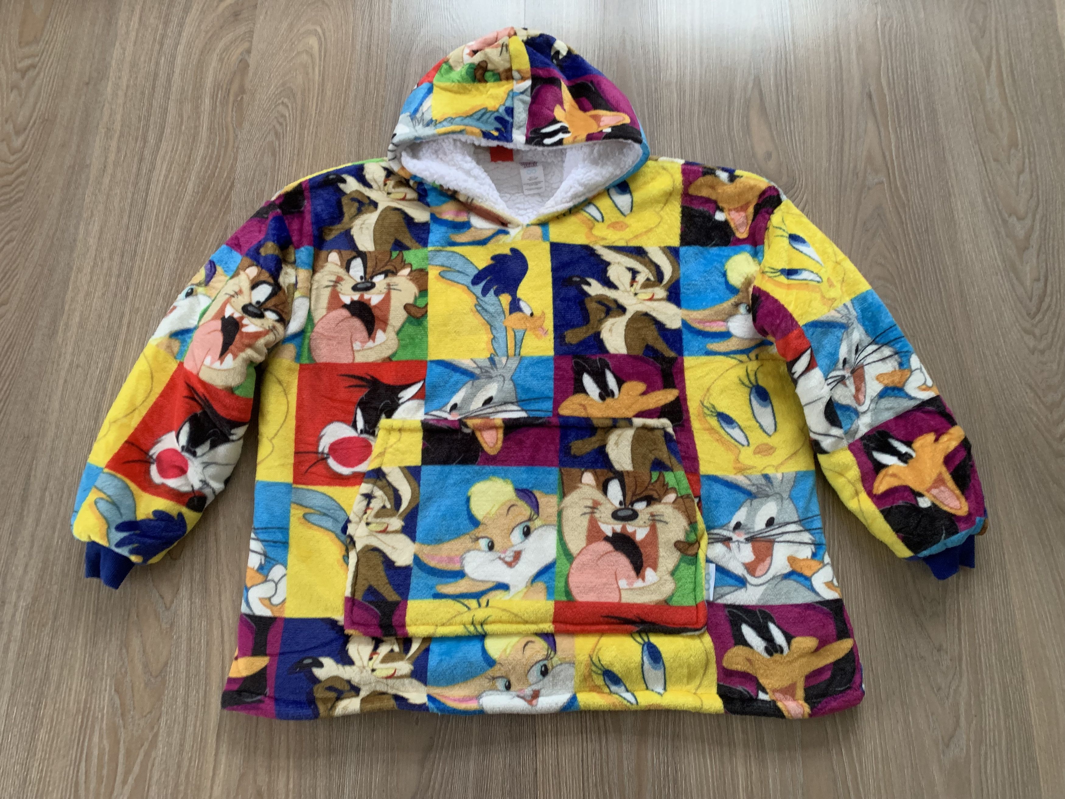 Cartoon Network Looney Tunes Members Only Fleece Hoodie Size US XL / EU 56 / 4 - 2 Thumbnail