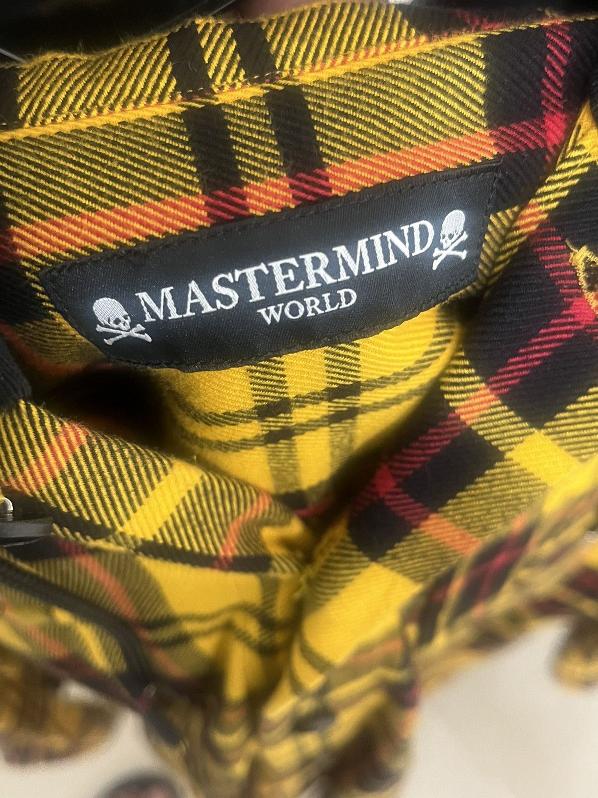Mastermind Japan Mastermind Japan Plaid Shirt With Hood Sz M Size US M / EU 48-50 / 2 - 10 Thumbnail
