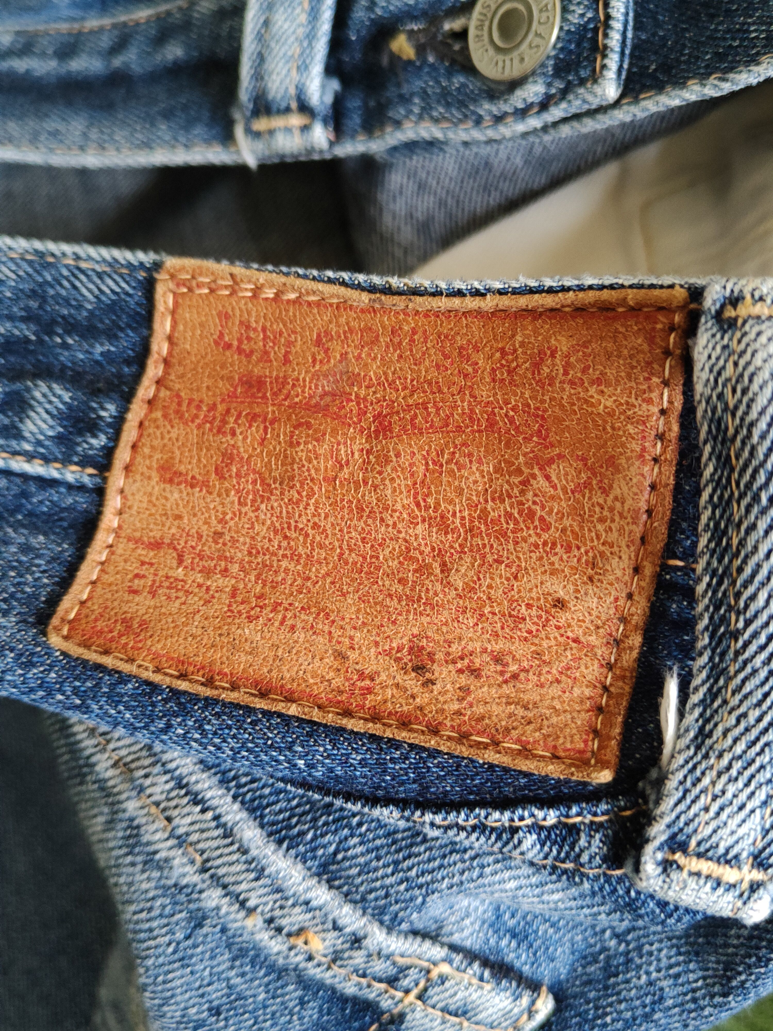 Levi's Levi's big E vintage Blue Distressed Ripped Jeans #S2742 Size US 32 / EU 48 - 14 Thumbnail