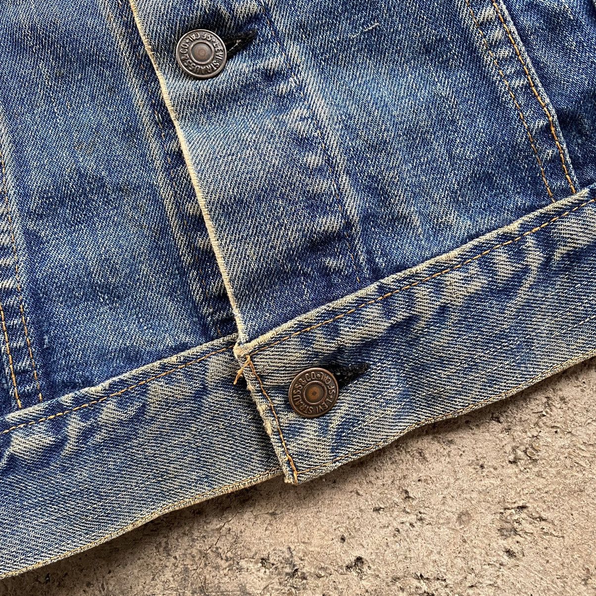 Levi's Distressed Vintage LEVI'S Denim Trucker Jacket Size US S / EU 44-46 / 1 - 6 Thumbnail