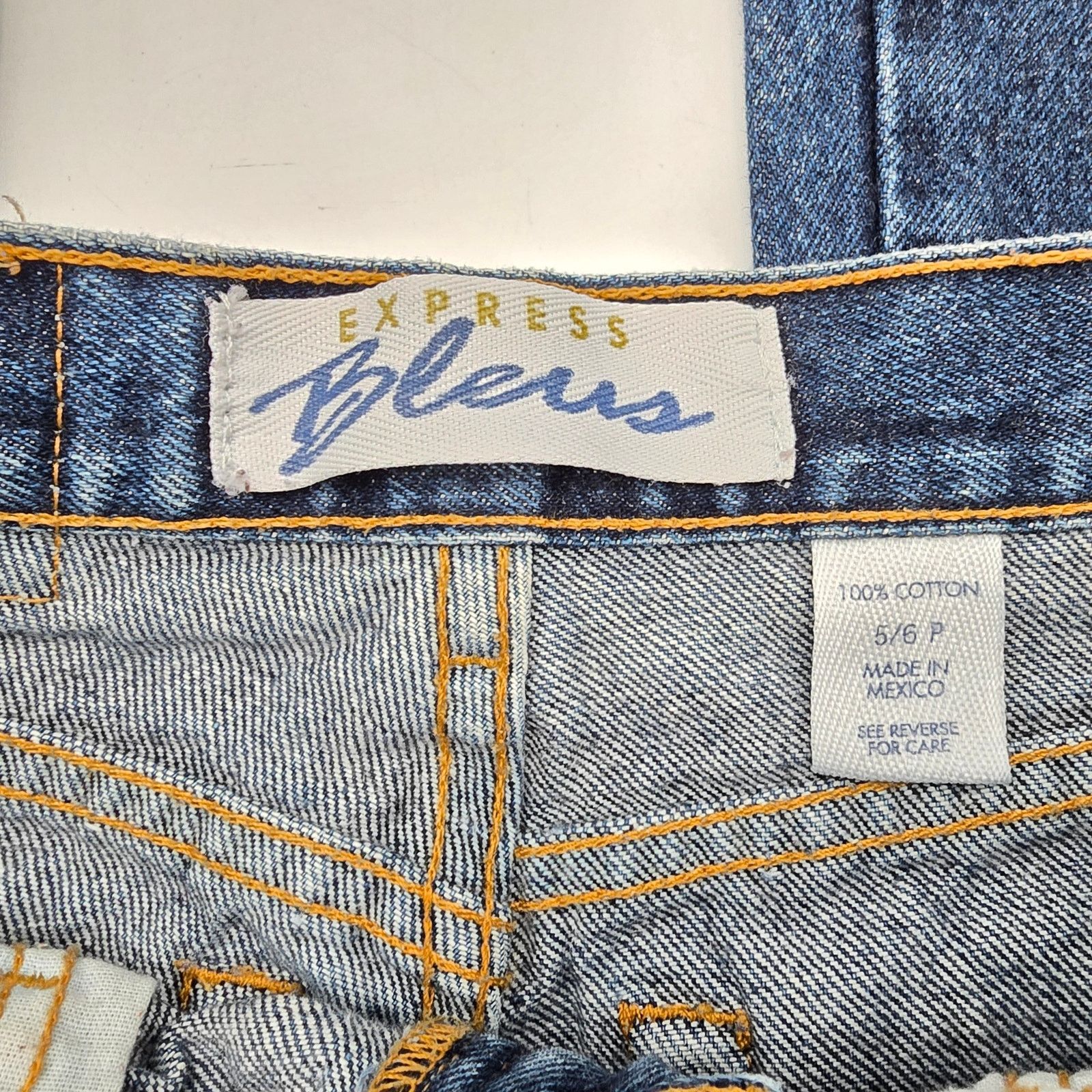 Other Express Blues Blue Denim Jeans Pants 5/6 Size 28" / US 6 / IT 42 - 5 Thumbnail