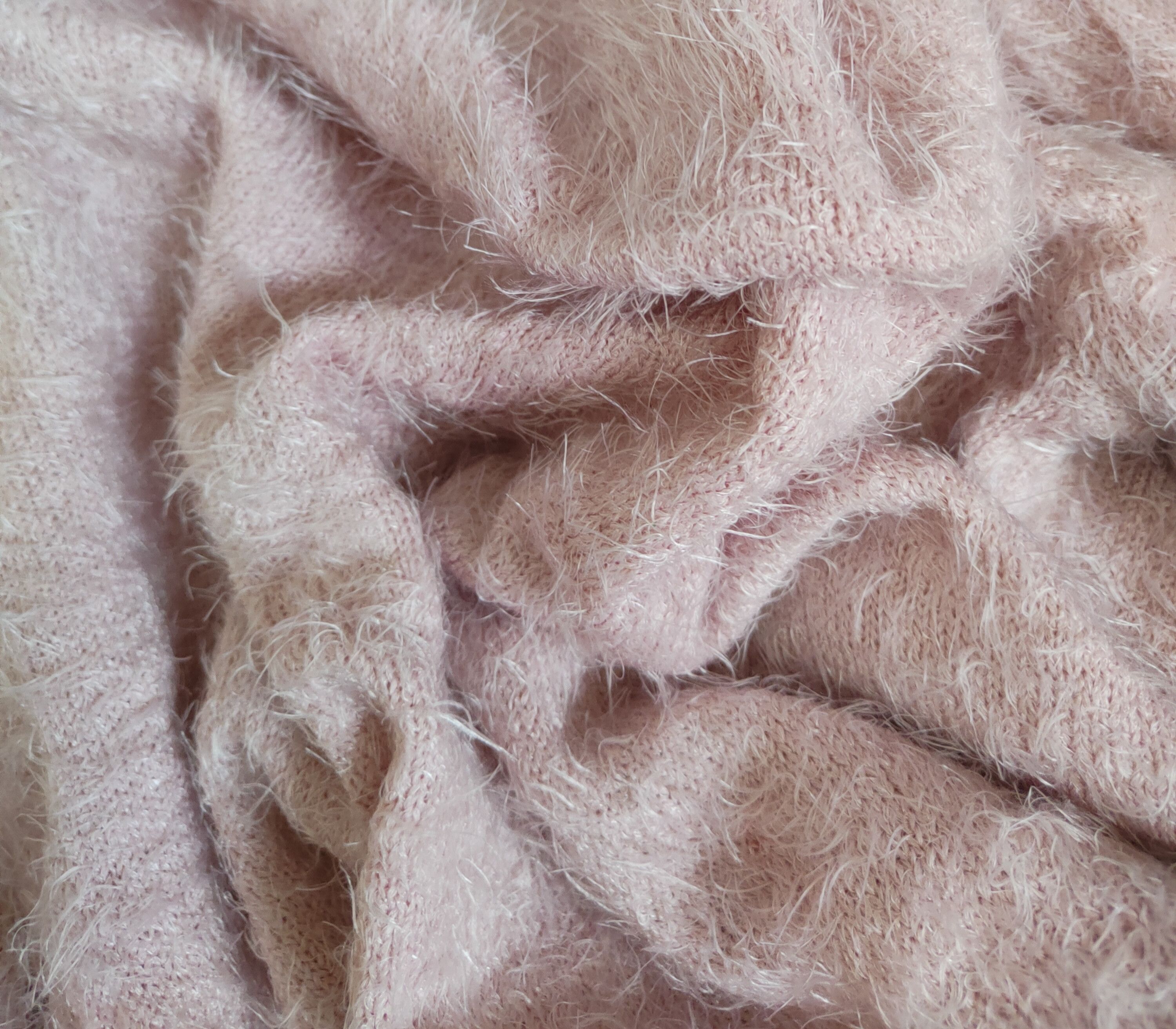 Japanese Brand × Vintage Earth Music & Ecology Pink Fur Mohair Knitwear Size M / US 6-8 / IT 42-44 - 10 Thumbnail
