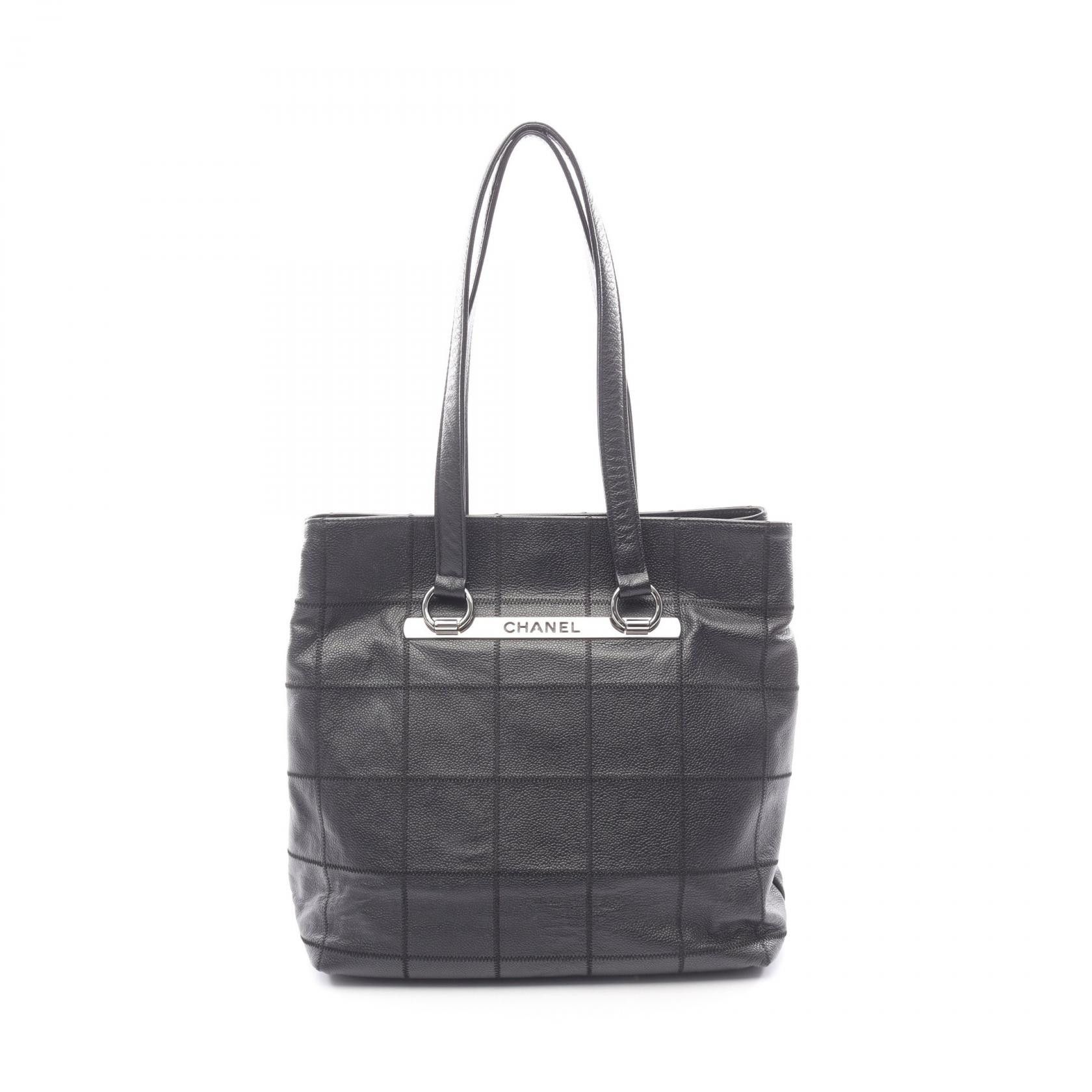 Chanel Chanel Chanel Choco Bar Calf Tote Bag Leather Tote Bag DUTY FREE for USA Size ONE SIZE - 1 Thumbnail