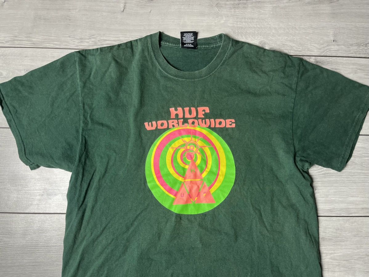 Huf Huf worldwide Tshirt skategang size XLarge Size US XL / EU 56 / 4 - 3 Thumbnail