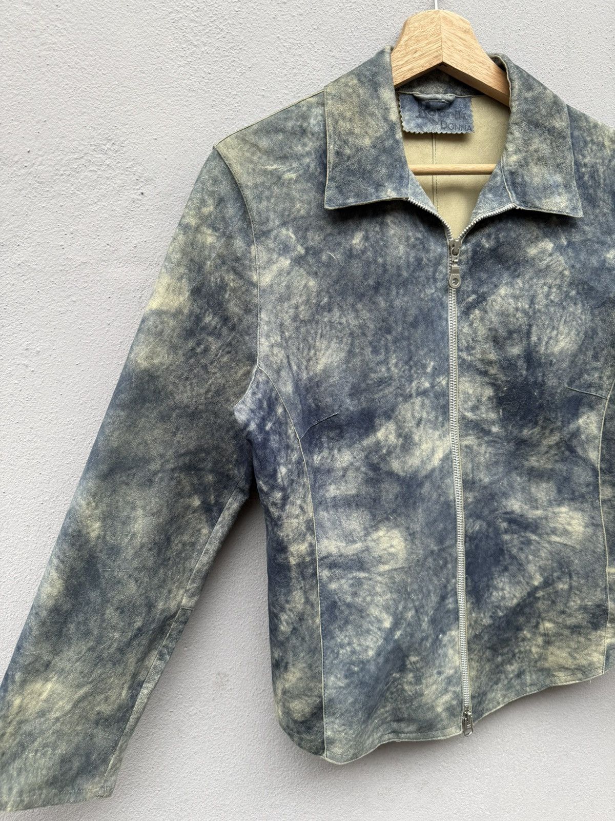 Japanese Brand 💥RARE💥 Corvo Bianco x Robrik Donna Lamb Skin Abstract Jacket Size S / US 4 / IT 40 - 6 Thumbnail