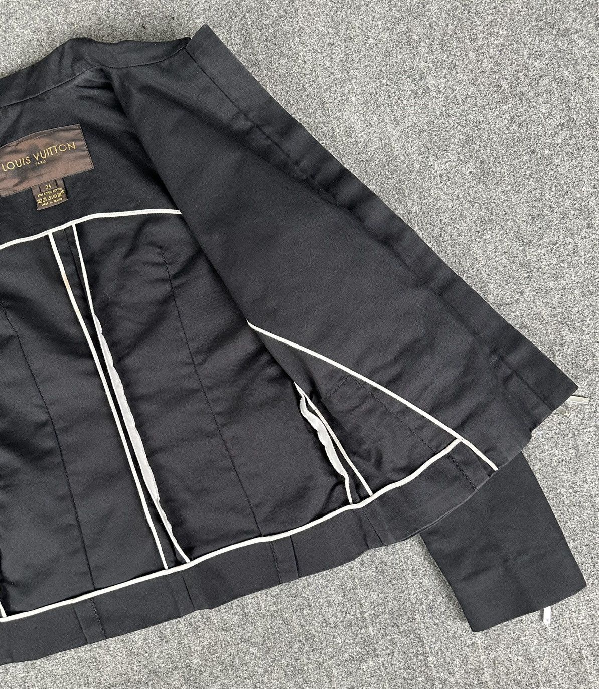 Louis Vuitton Louis Vuitton - Multi Zipper Blouson Jacket Hand Stitch Edge Size XXS / US 00 / IT 34 - 7 Thumbnail