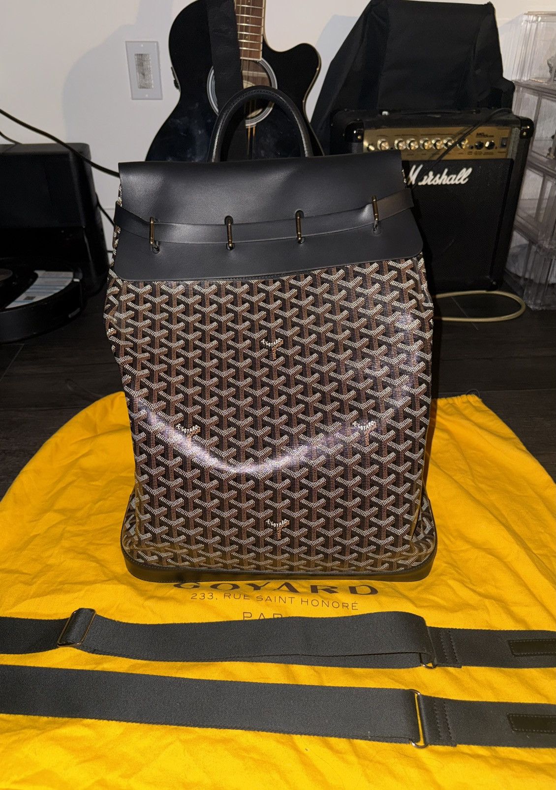 Goyard Steamer PM Backpack w Straps