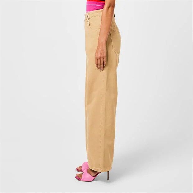 Jacquemus o1g2r1mq1024 Jeans in Beige Size 34" / US 12 / IT 48 - 4 Thumbnail