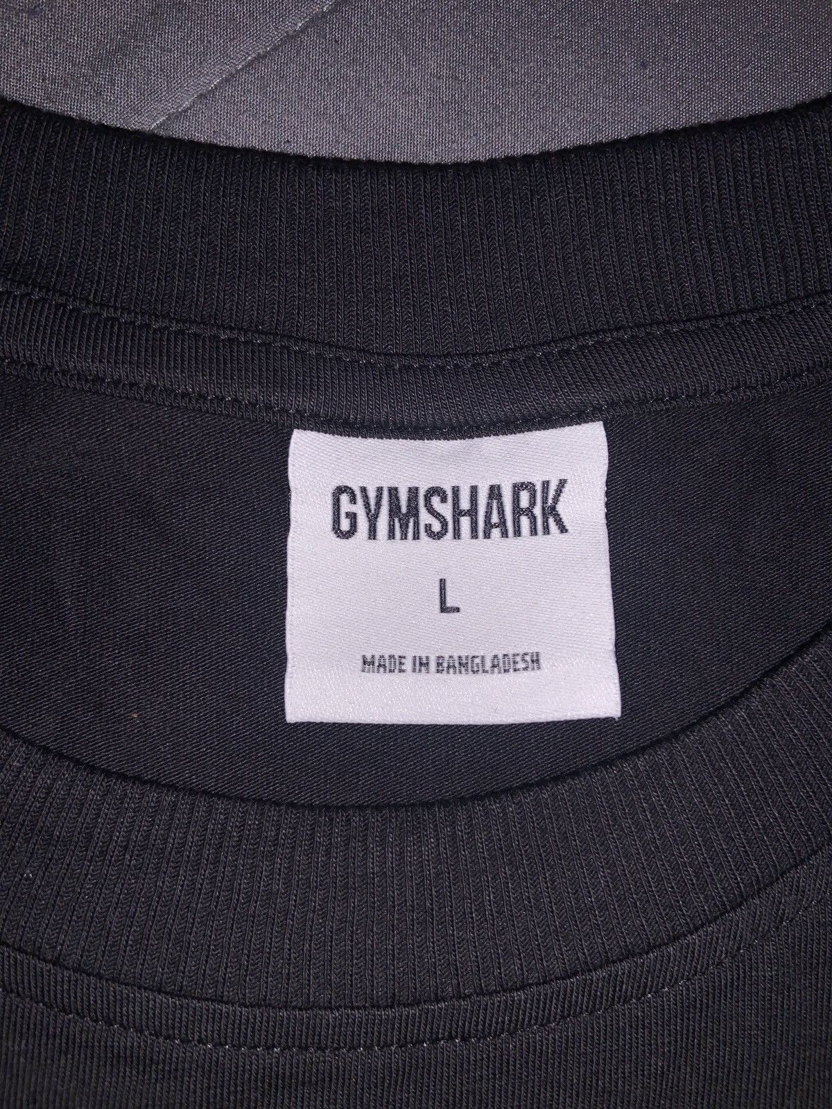 Gymshark Mens - Gymshark Power T Shirt - Size L - Black/Gray Size US L / EU 52-54 / 3 - 3 Thumbnail