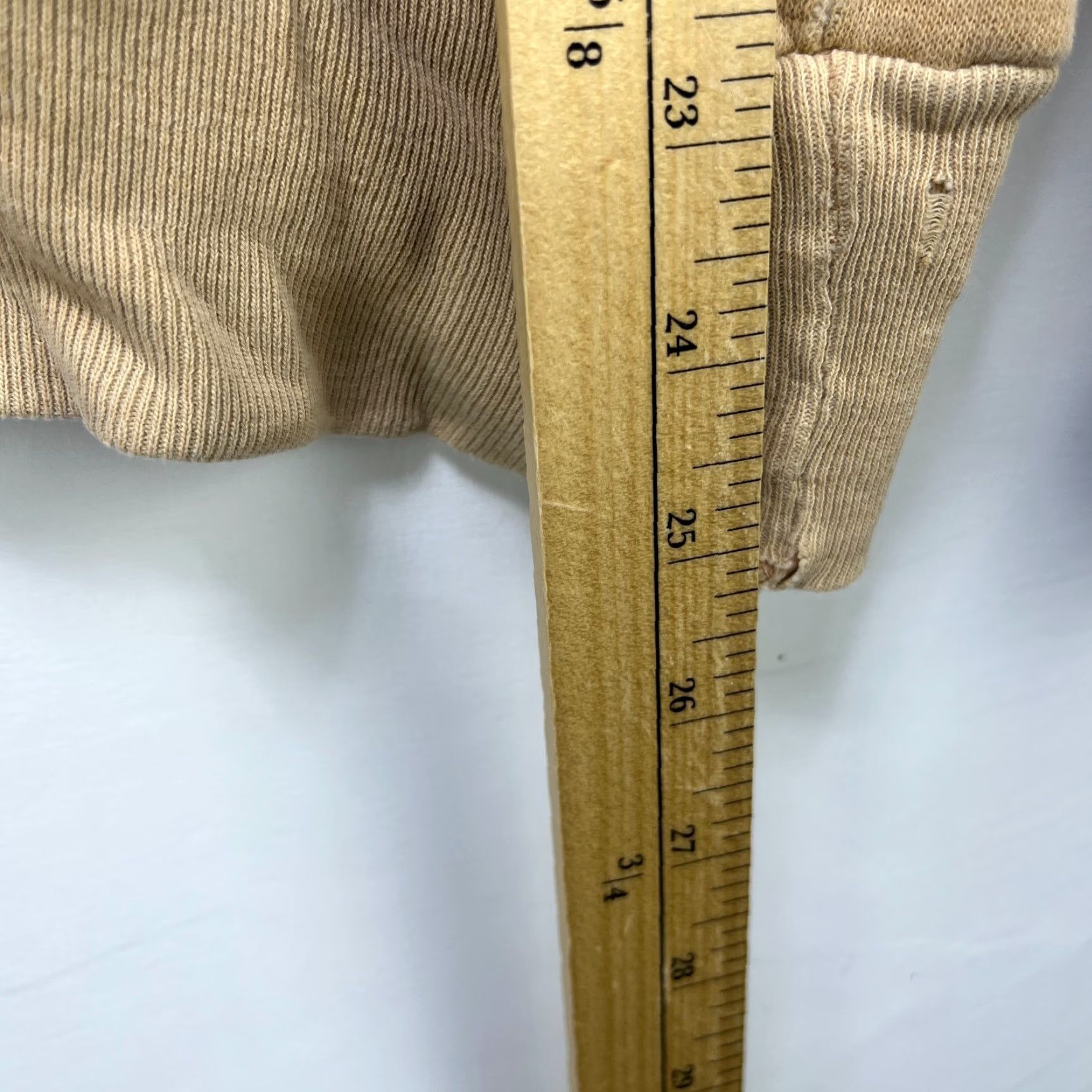 Thrasher VINTAGE 80s Sun Faded Raglan Sweatshirt M Beige Cotton Graphic Print Music 80s Pullover Men Raglan Crew Neck Long Sleeve Size US M / EU 48-50 / 2 - 6 Thumbnail