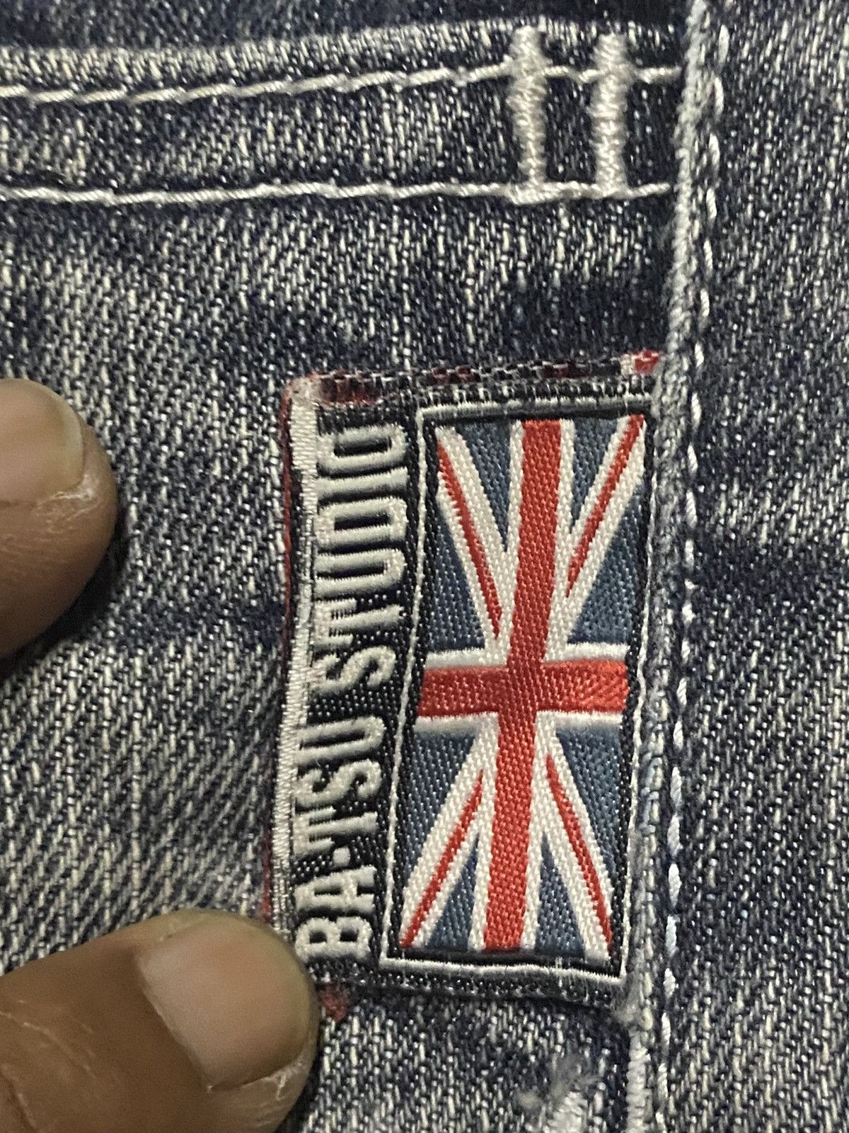 Universal Studios Vintage BA Tsu Studio Thunder Wash Print Distressed Slim Fit Size US 28 / EU 44 - 12 Thumbnail