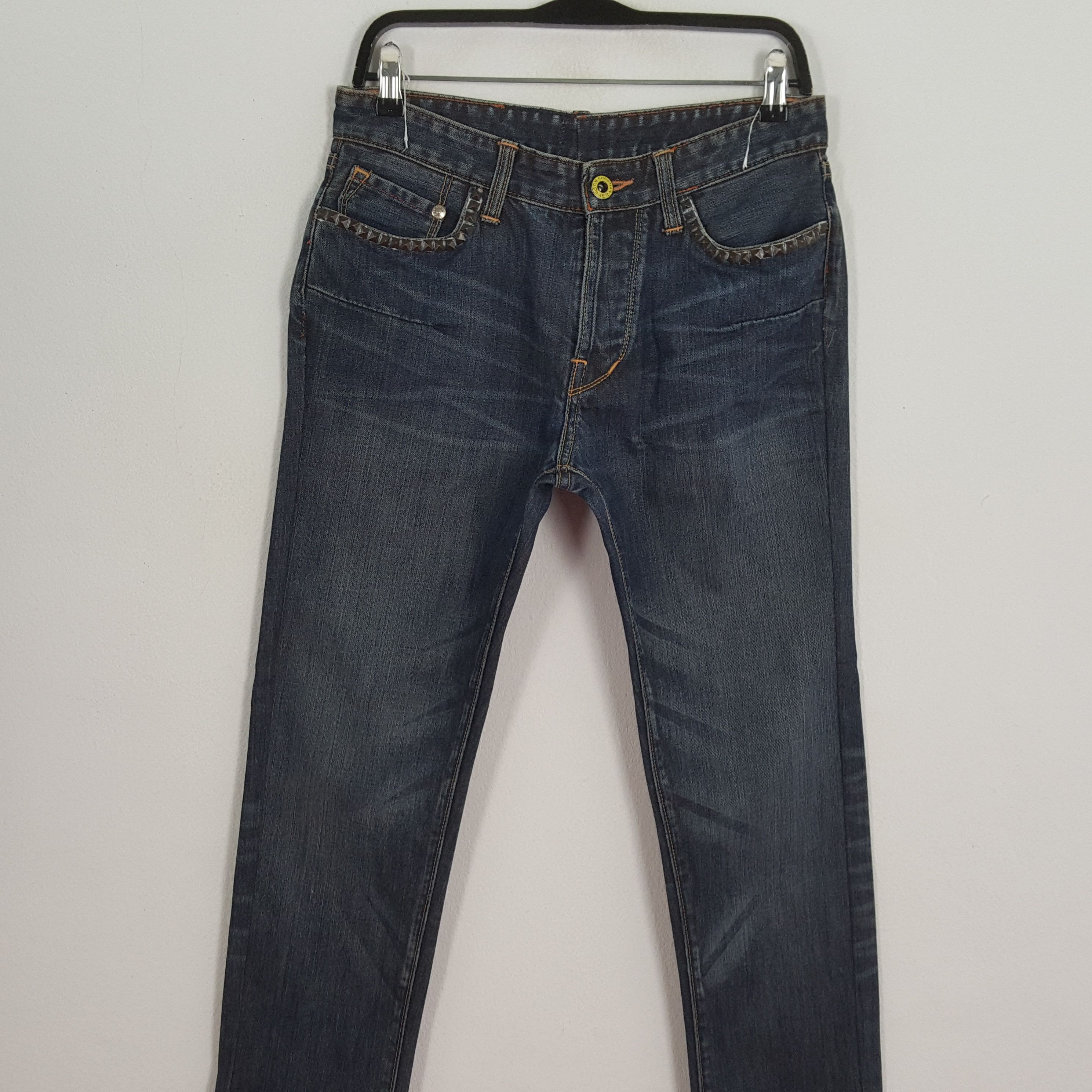 Christian Audigier × Designer × Vintage CHRISTIAN AUDIGIER Denim Fashion Designer Custom Art Jeans Size US 30 / EU 46 - 5 Thumbnail