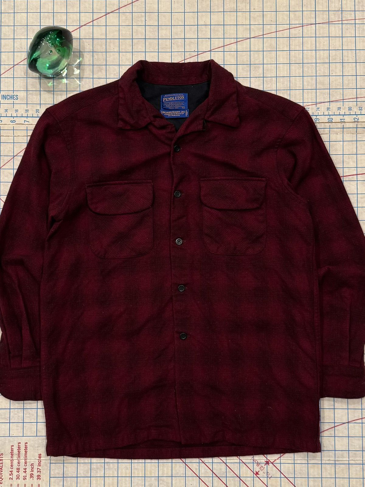 Pendleton Vintage Pendleton Board Shirt Jac Buffalo Plaid Mens Medium Size US M / EU 48-50 / 2 - 2 Thumbnail
