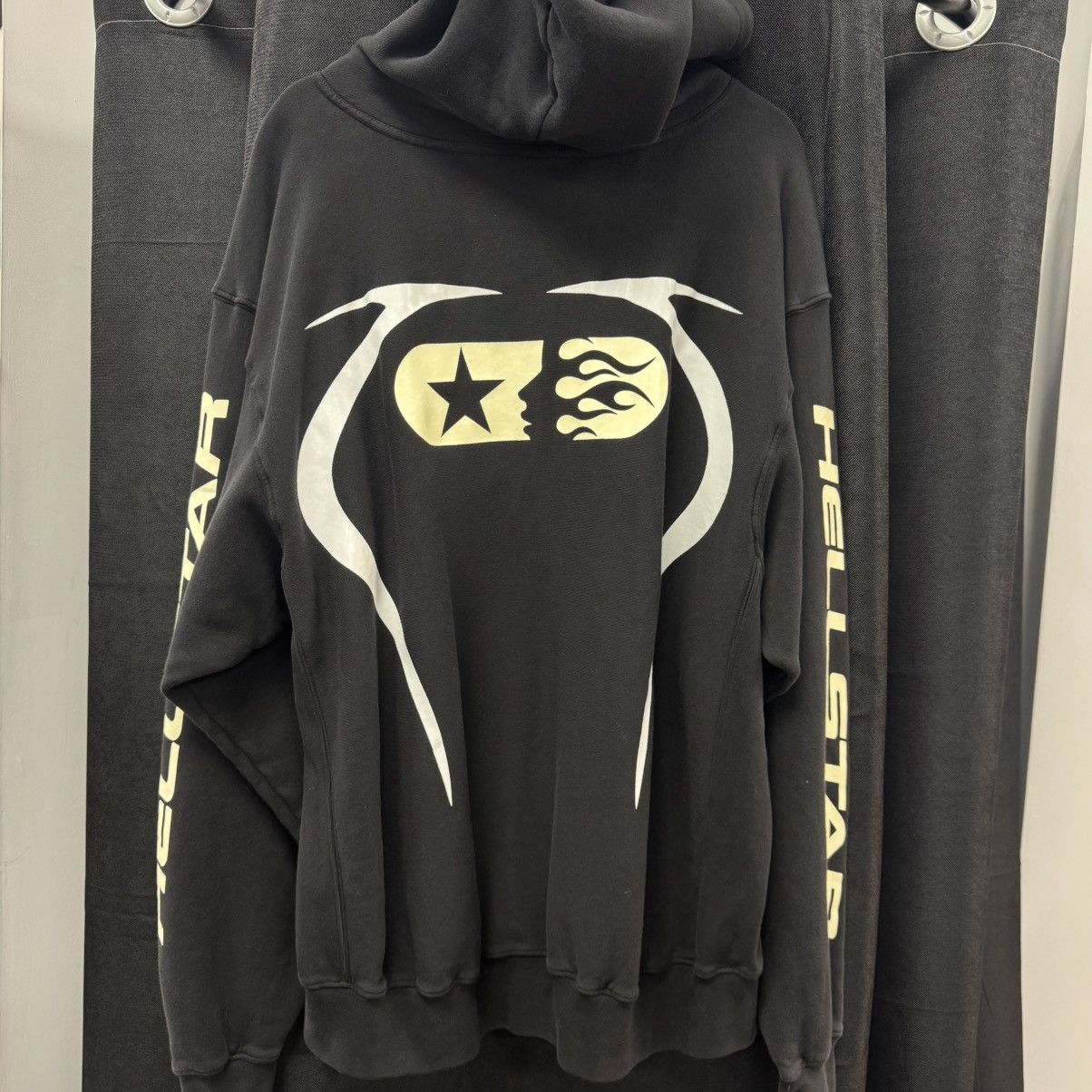 HELLSTAR Hellstar Sports Hoodie Jet Black Size US XL / EU 56 / 4 - 2 Thumbnail
