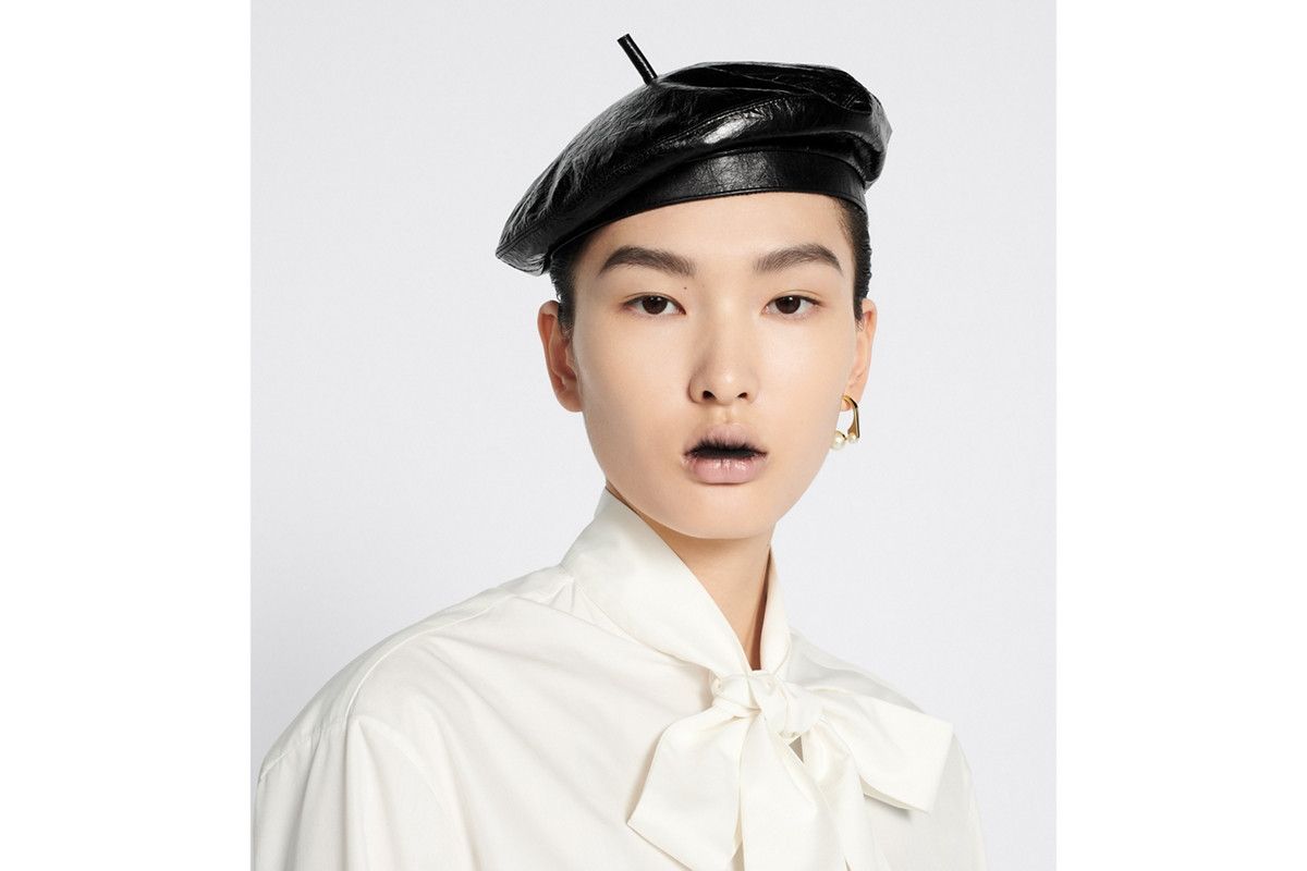 Dior o1w1db10326 Size:OS/Dior Arty Beret in Black Size ONE SIZE - 7 Thumbnail