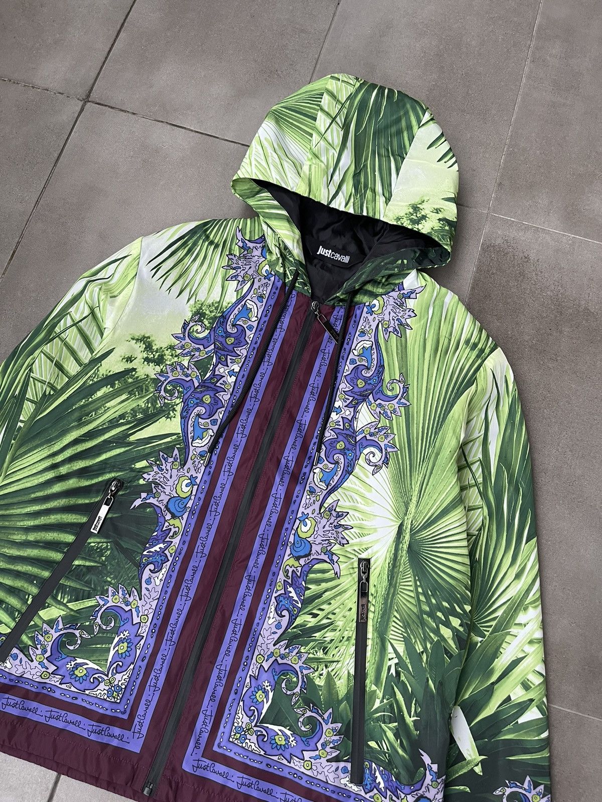 Just Cavalli !DS! FW22 Just Cavalli Eden Foulard Summer Jacket Size US M / EU 48-50 / 2 - 11 Thumbnail