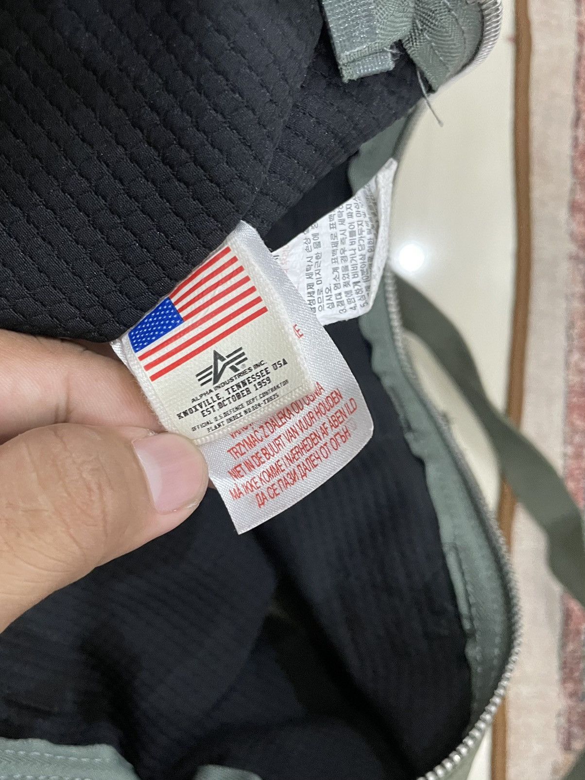 Alpha Industries Vintage Alpha Industries USAF Flyers Pilot Helmet Bag Size ONE SIZE - 8 Thumbnail